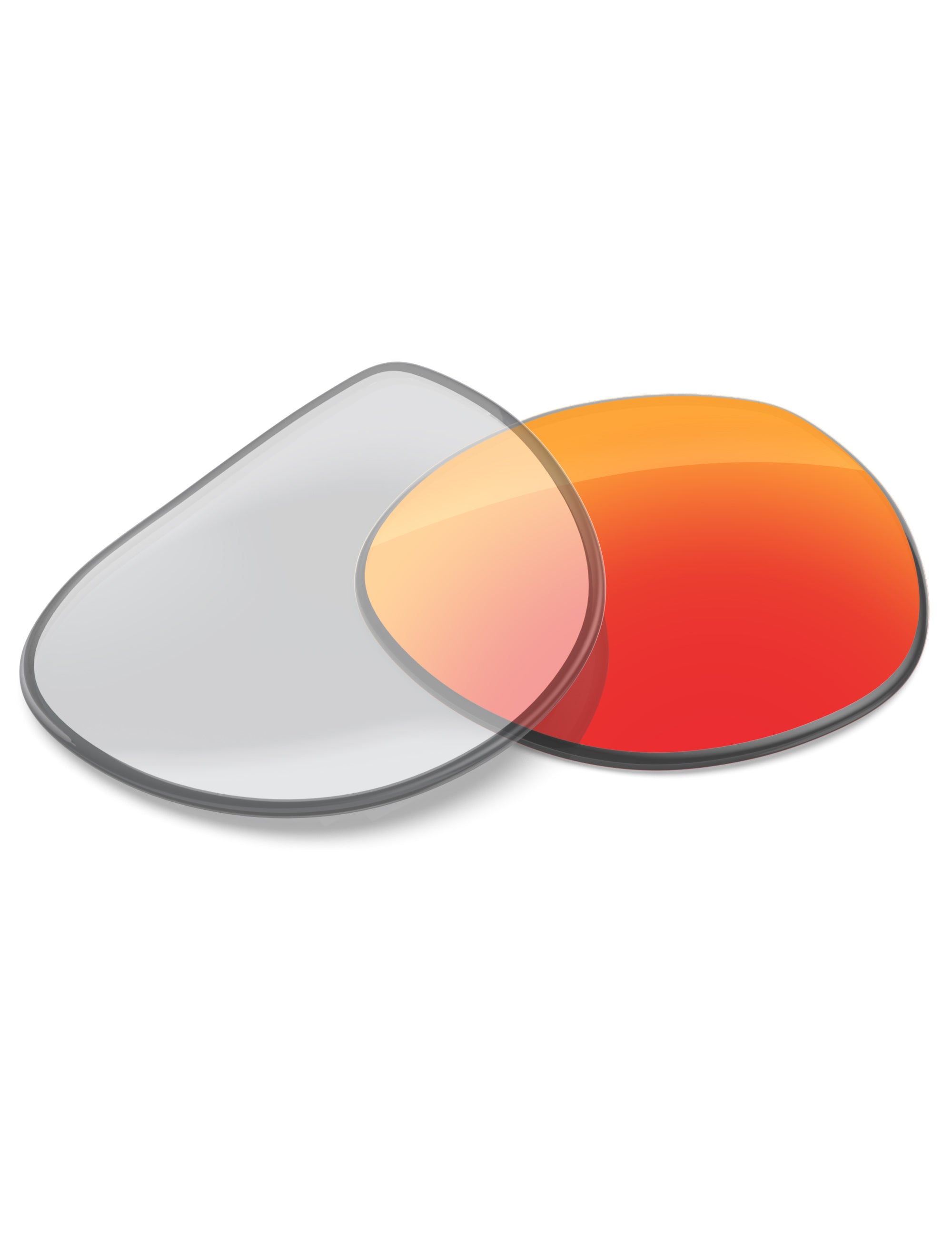 Fire Red FlashMirror™ Photochromic-Non-Polarized