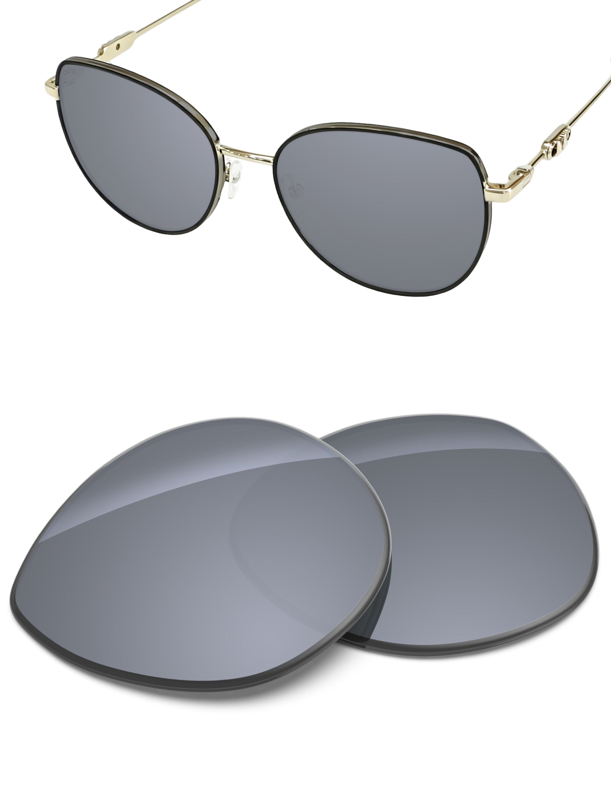 Silver Metallic FlashMirror™-Non-Polarized