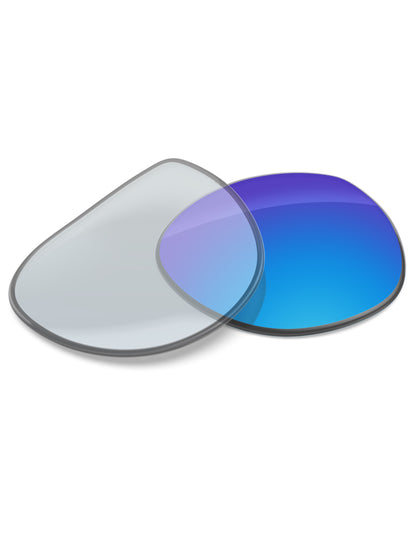 Sky Blue FlashMirror™ Photochromic-Non-Polarized