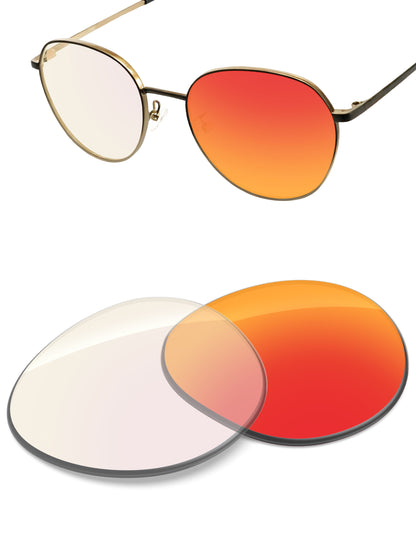 Fire Red FlashMirror™ Photochromic-Non-Polarized