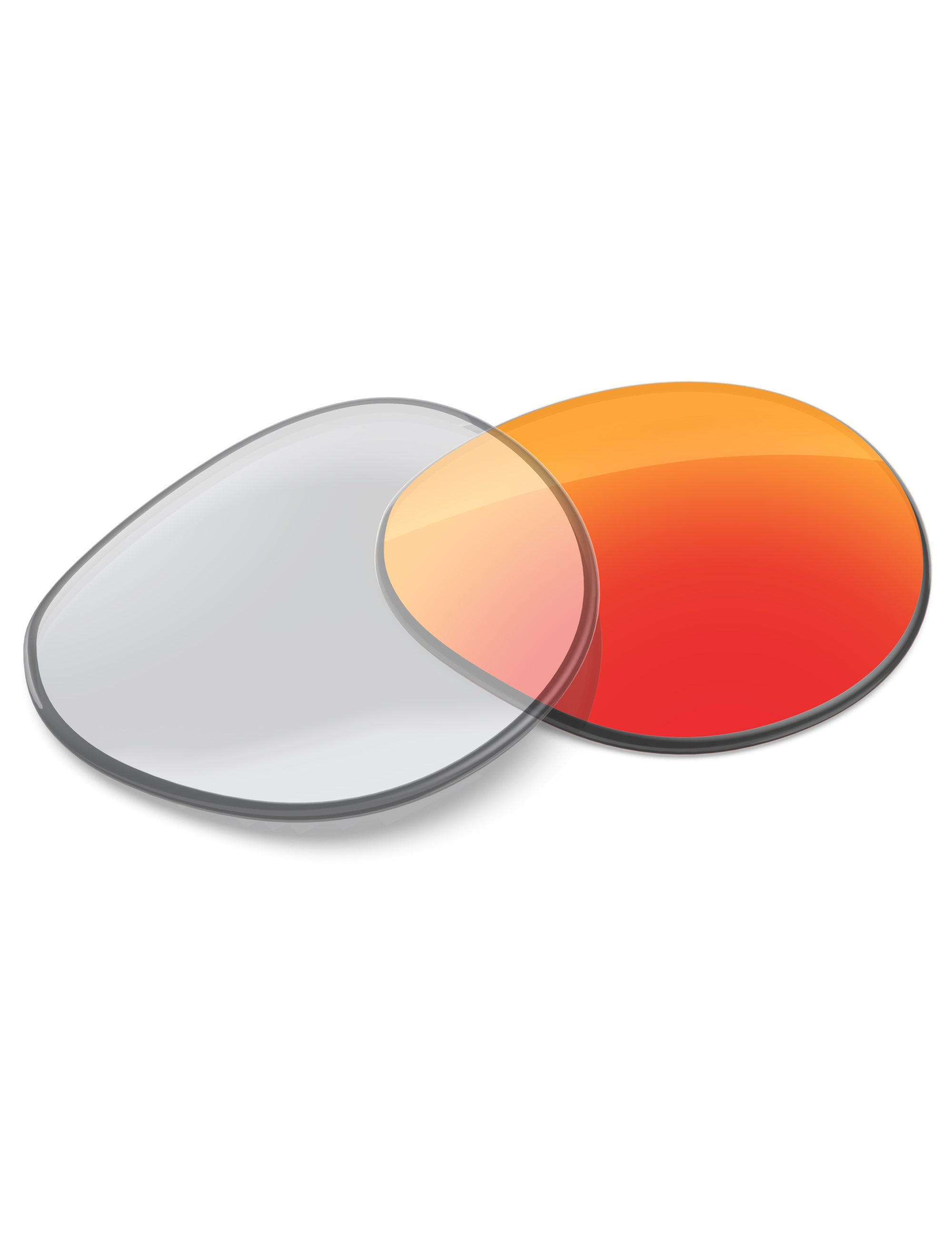 Fire Red FlashMirror™ Photochromic-Non-Polarized