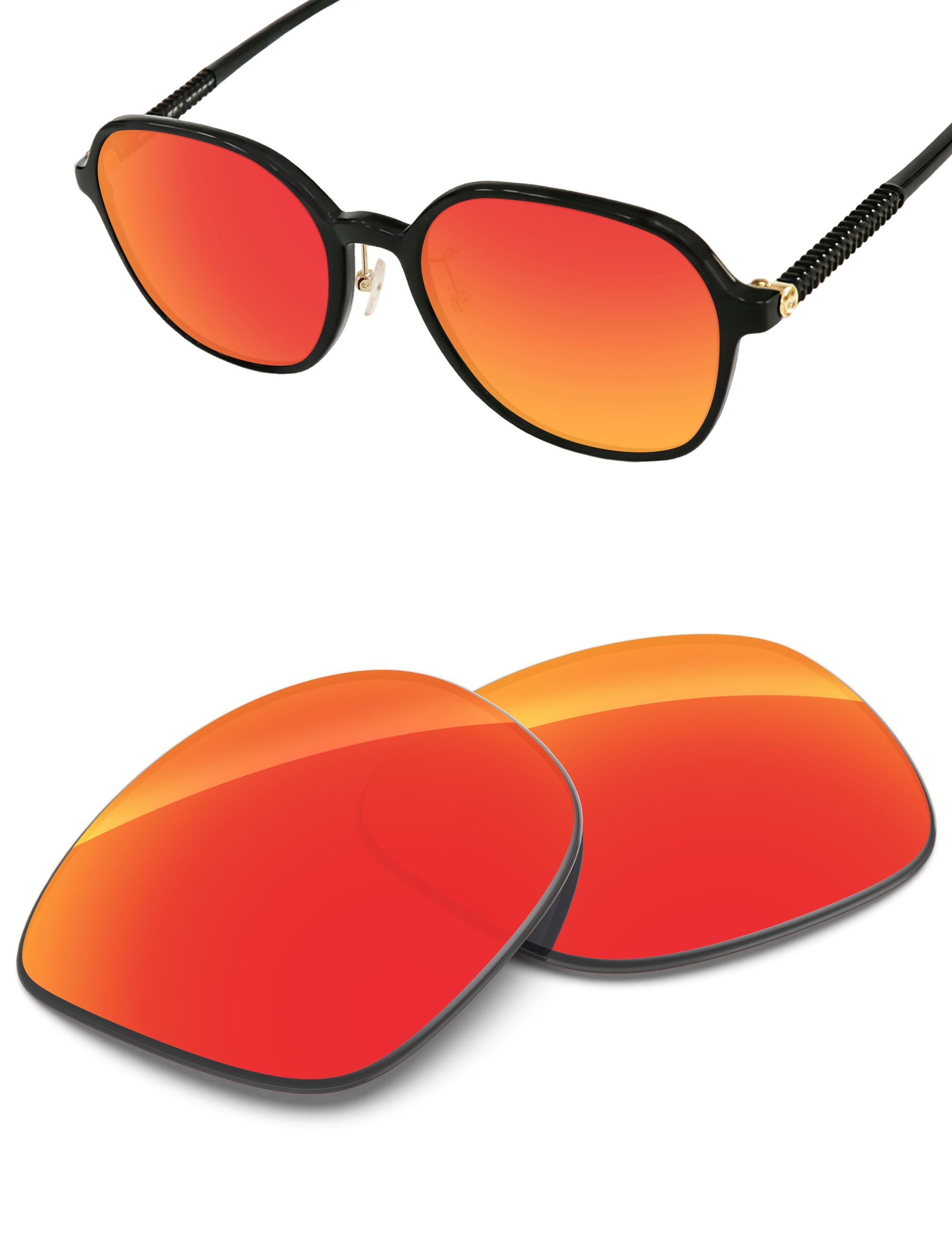 Fire Red FlashMirror™-Non-Polarized