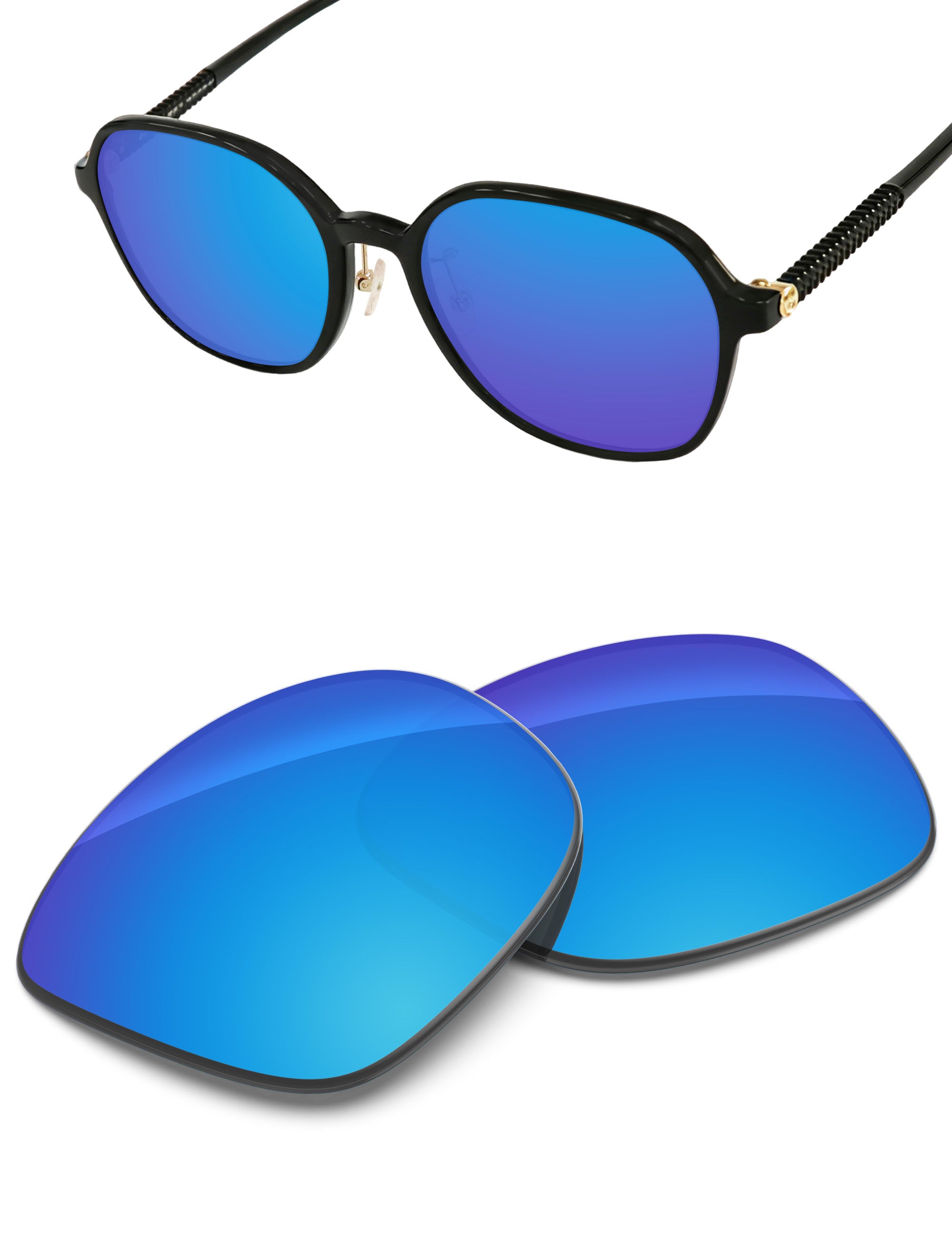 Sky Blue FlashMirror™-Non-Polarized
