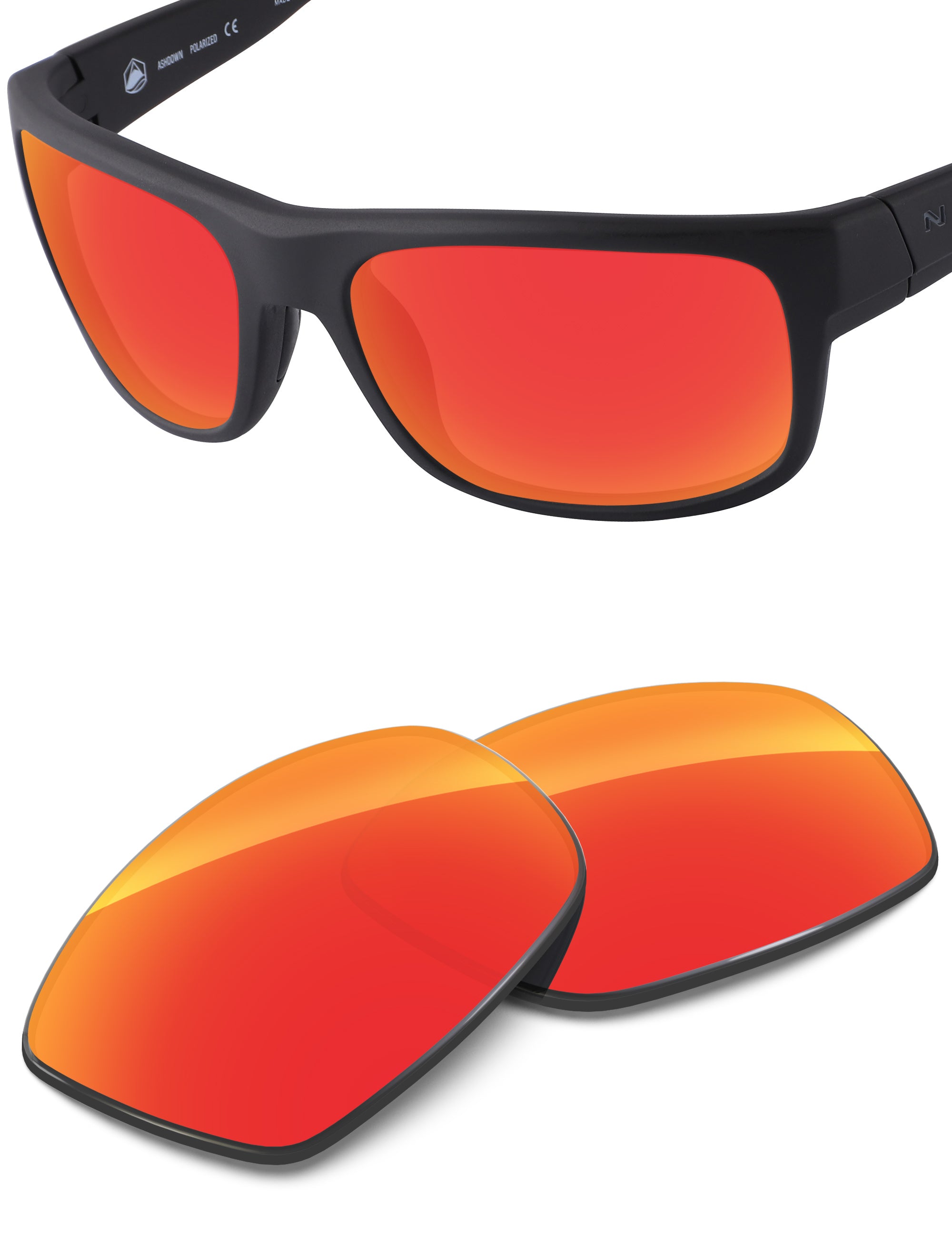 Fire Red FlashMirror™-Non-Polarized