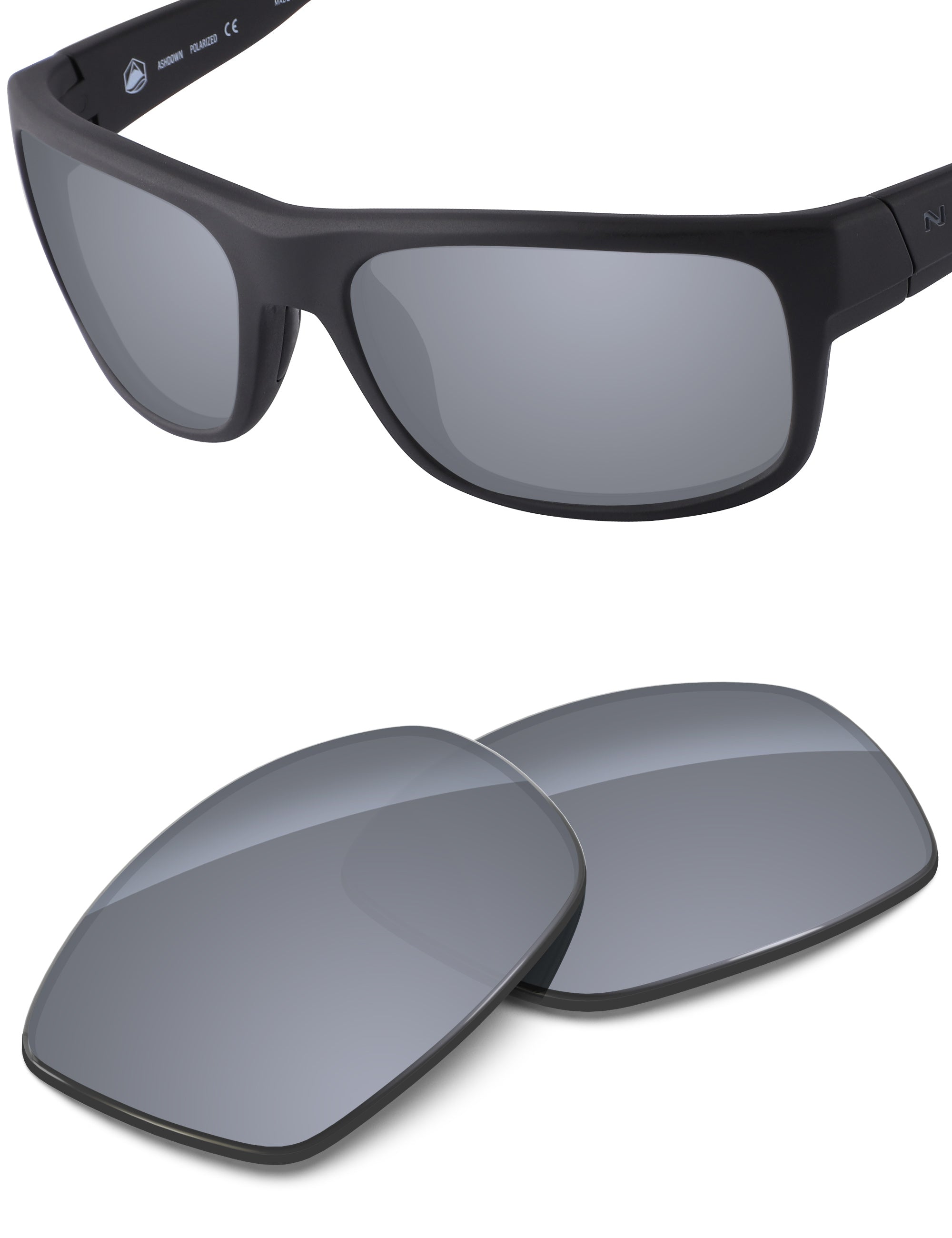 Silver Metallic FlashMirror™-Non-Polarized