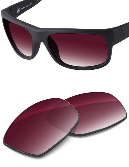 Wine Red Gradient-Non-Polarized