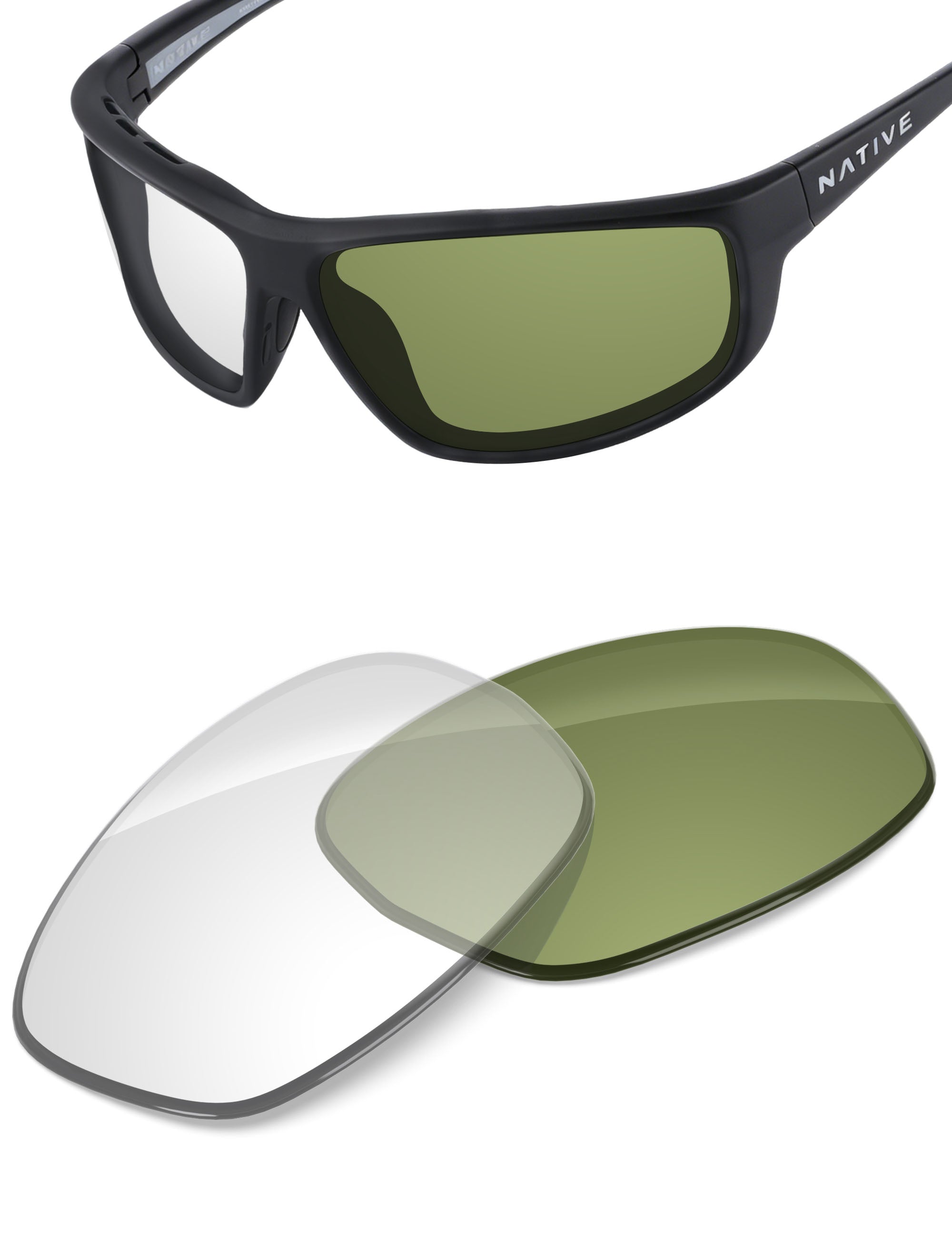Adapt Green Photochromic-Non-Polarized