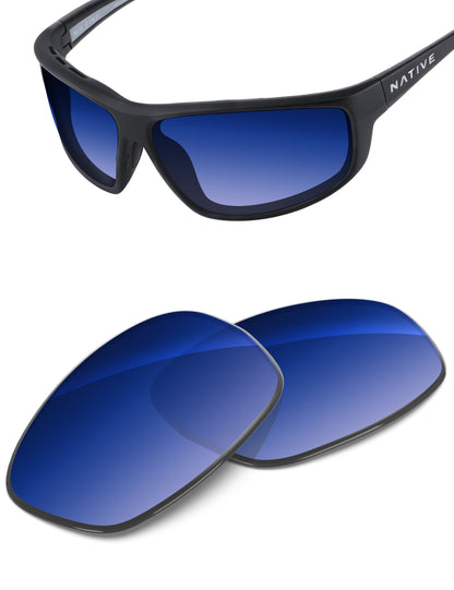 Aqua Blue Gradient-Non-Polarized