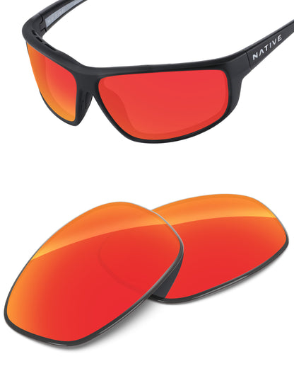 Fire Red FlashMirror™-Non-Polarized