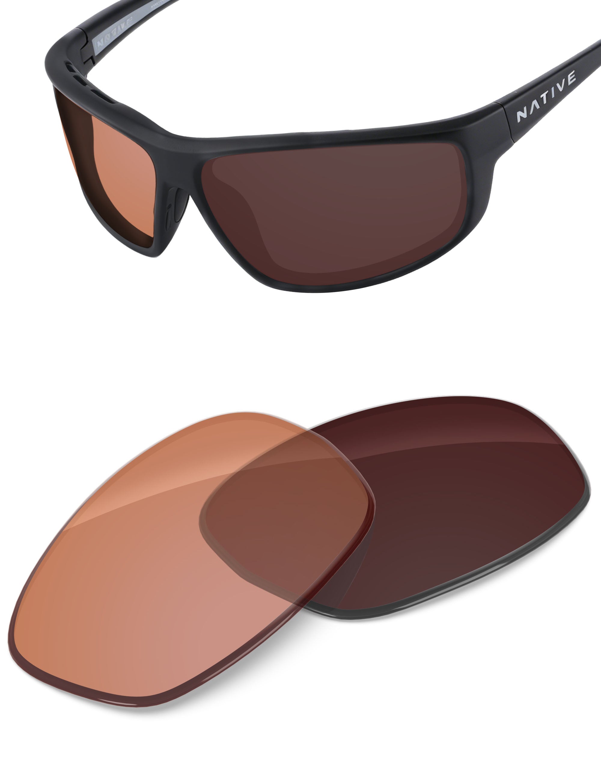 Orange Tint Photochromic-Non-Polarized