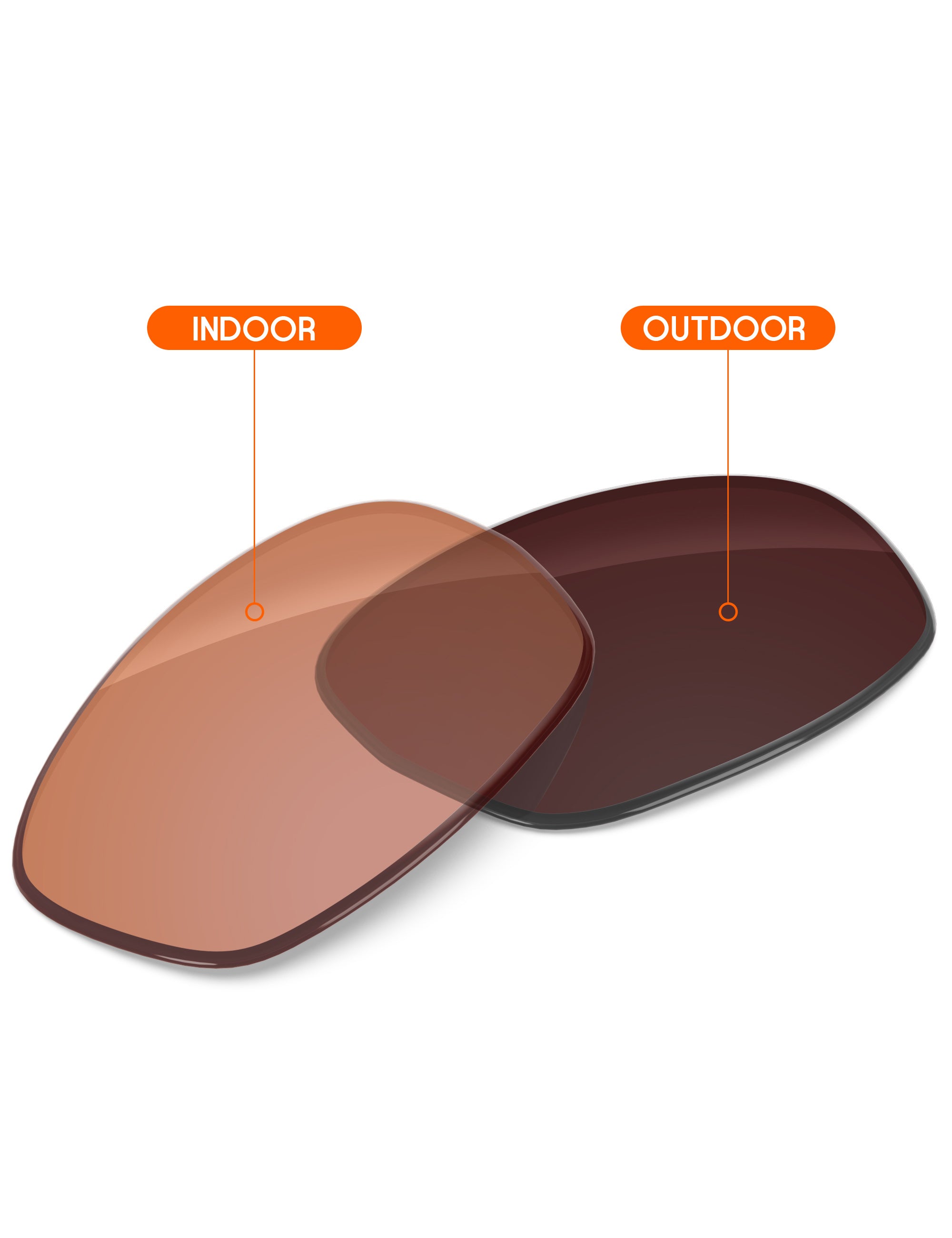 Orange Tint Photochromic-Non-Polarized