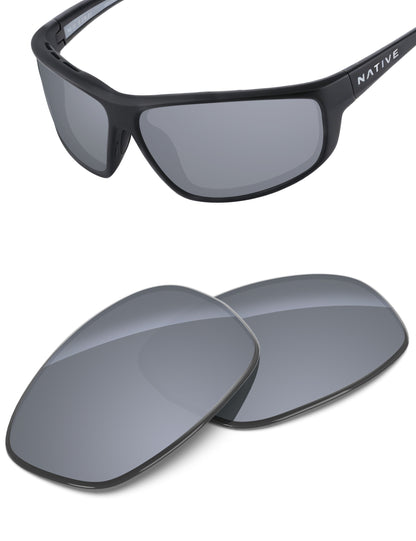 Silver Metallic FlashMirror™-Non-Polarized