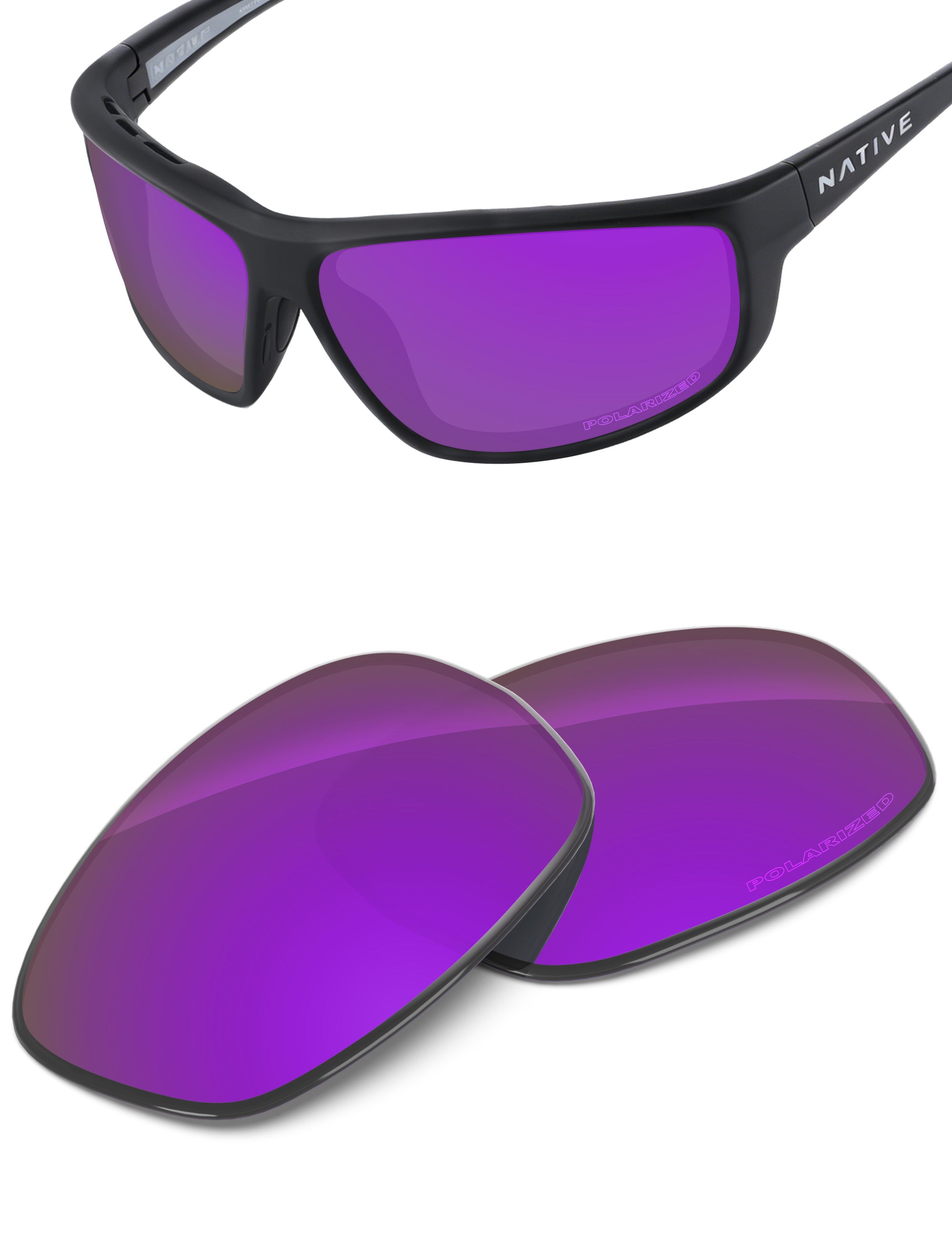 Plum Purple FlashMirror™-Polarized