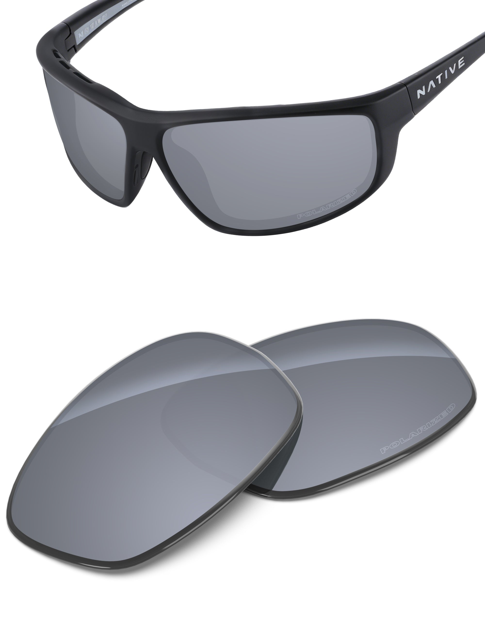 Silver Metallic FlashMirror™-Polarized