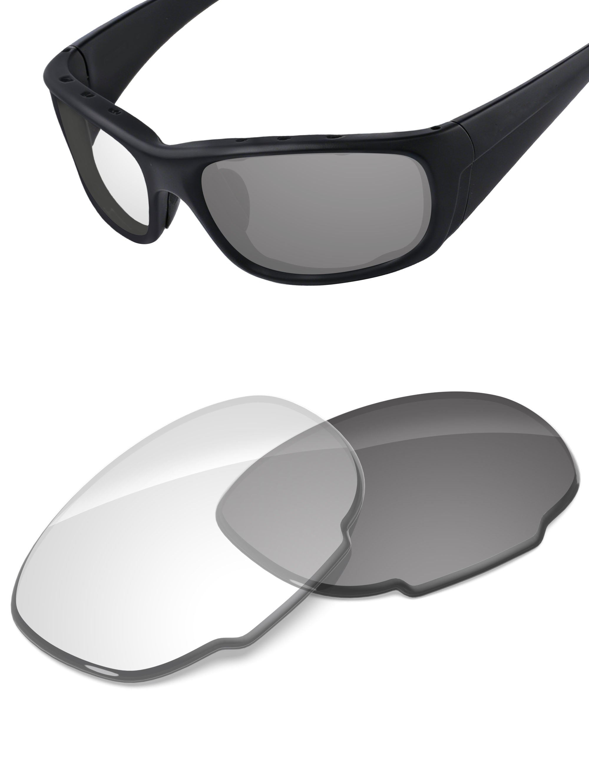 Adapt Gray Photochromic Blue Light Blocking-Non-Polarized