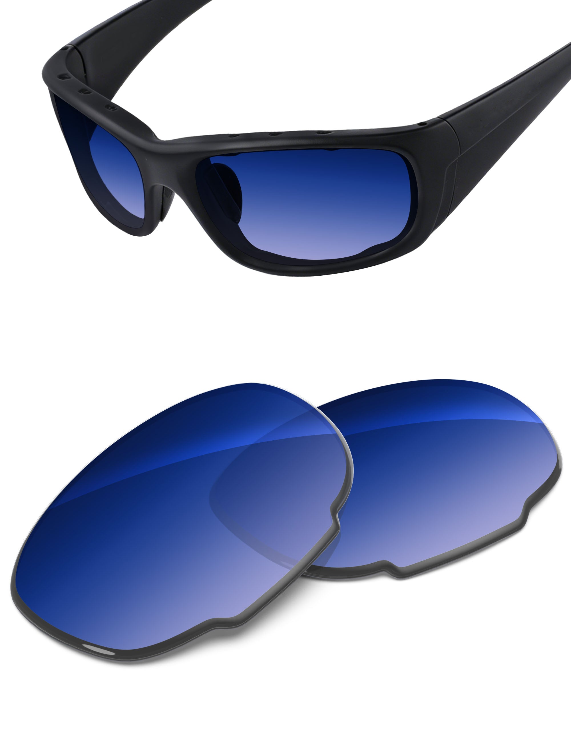 Aqua Blue Gradient-Non-Polarized