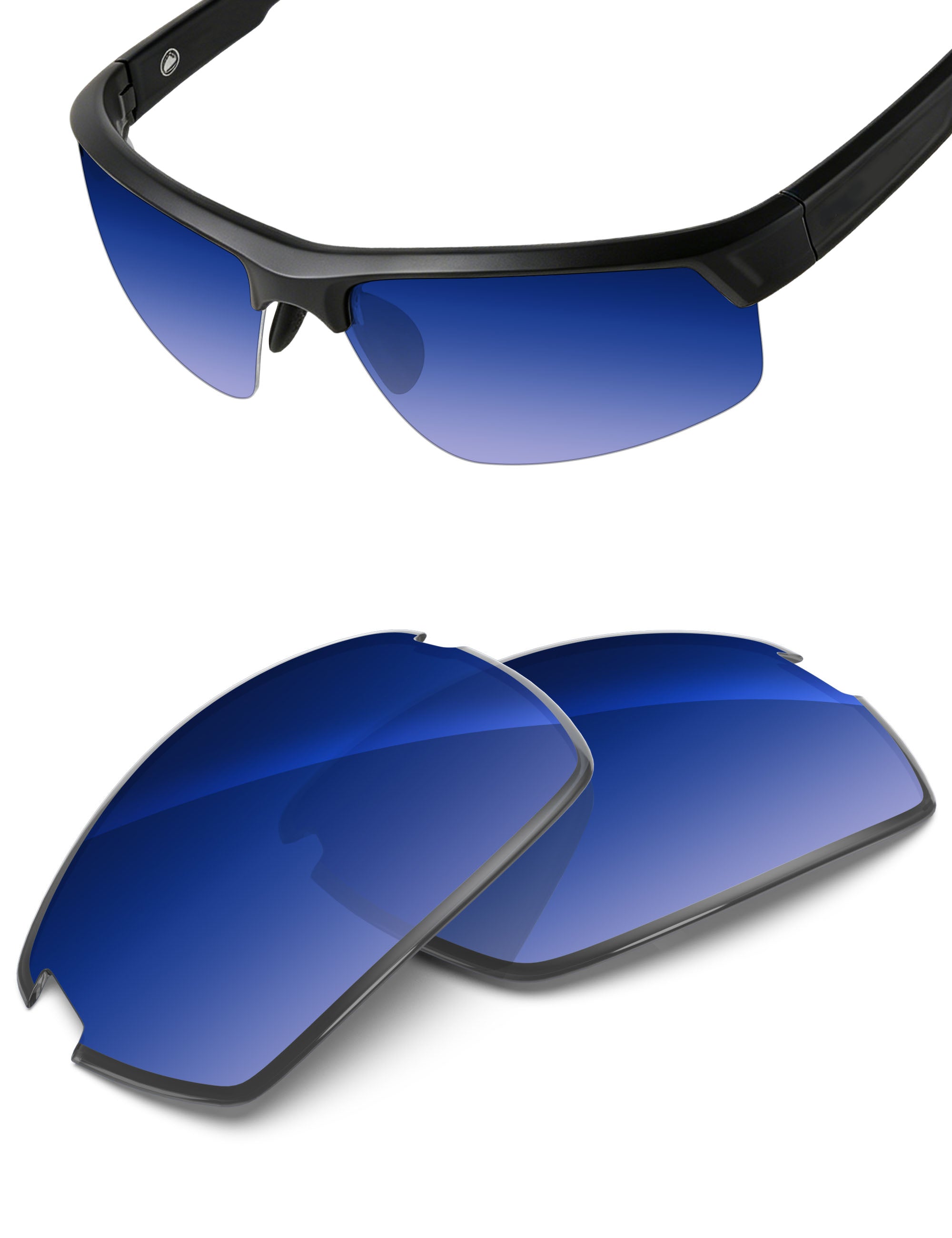 Aqua Blue Gradient-Non-Polarized