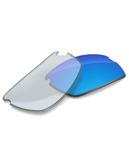 Sky Blue FlashMirror™ Photochromic-Non-Polarized