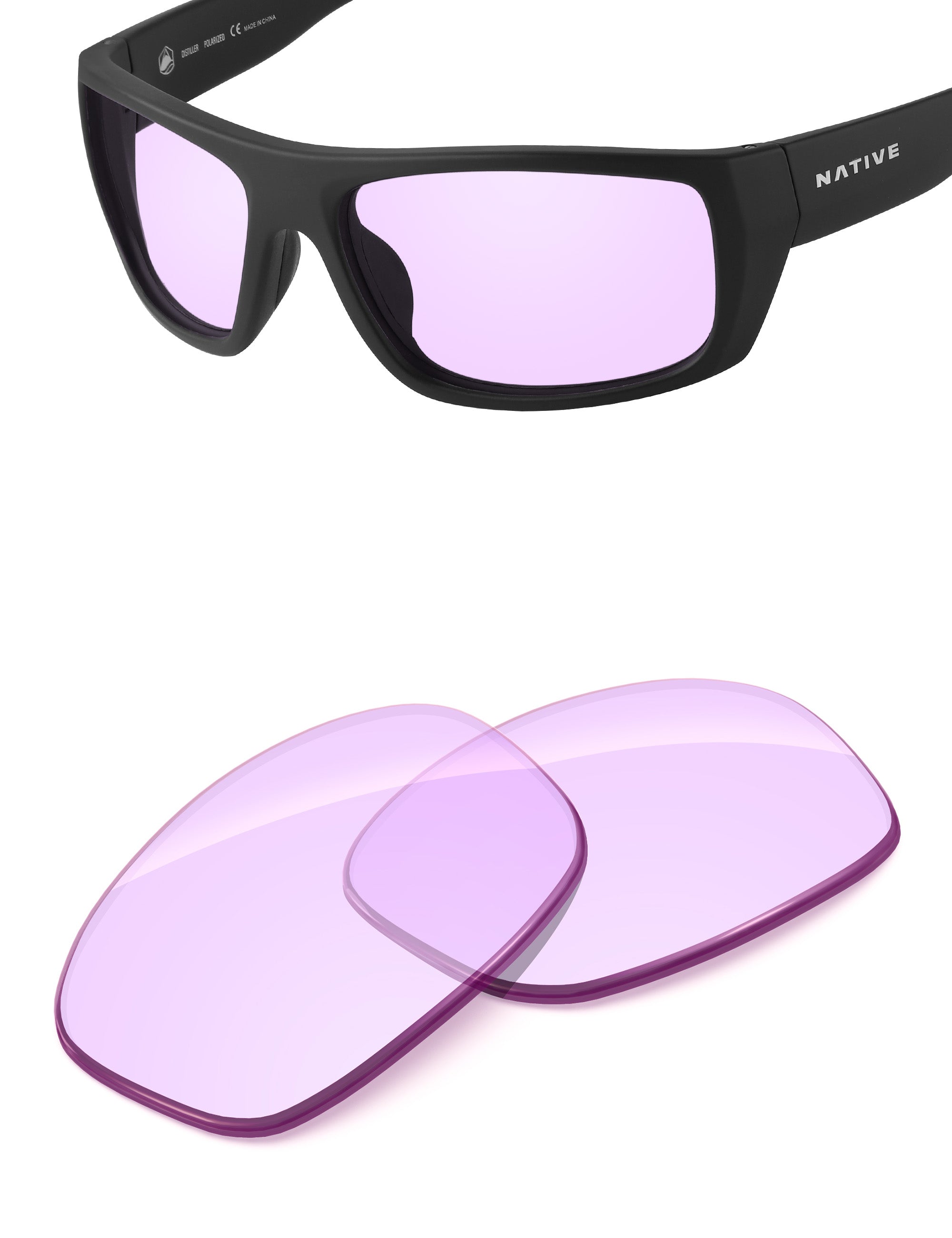 Low Light Pink-Non-Polarized