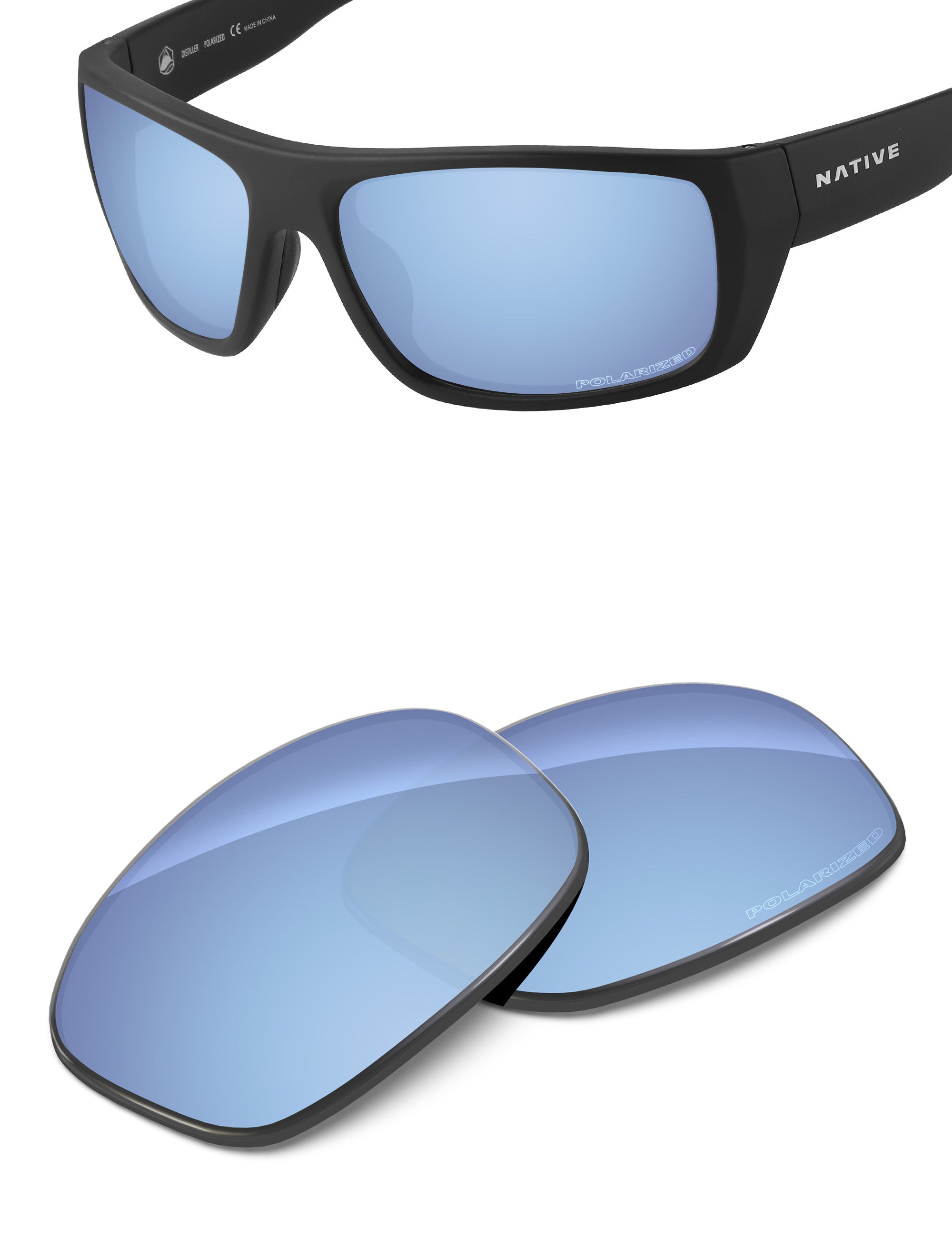 Aqua Blue FlashMirror™-Polarized