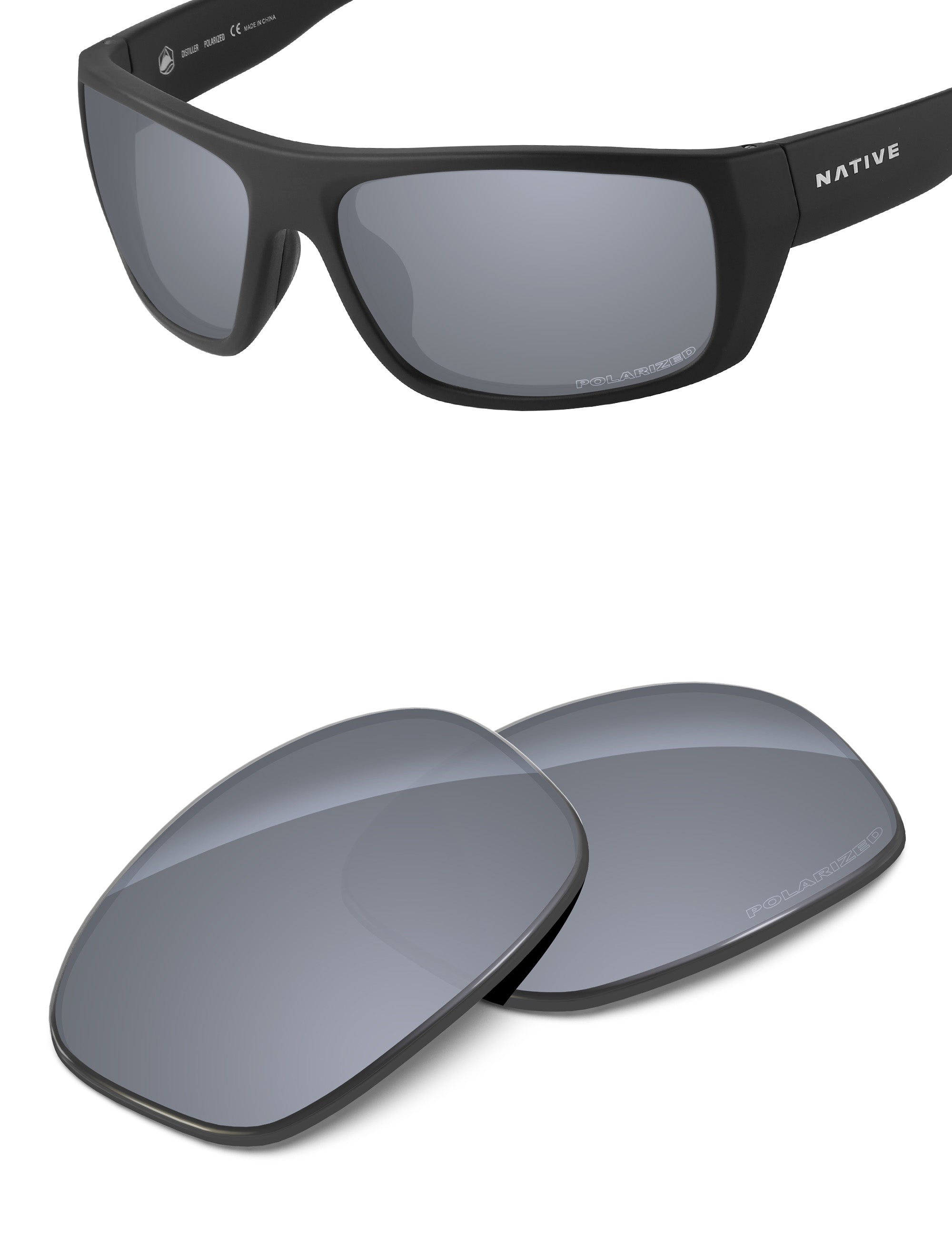 Silver Metallic FlashMirror™-Polarized