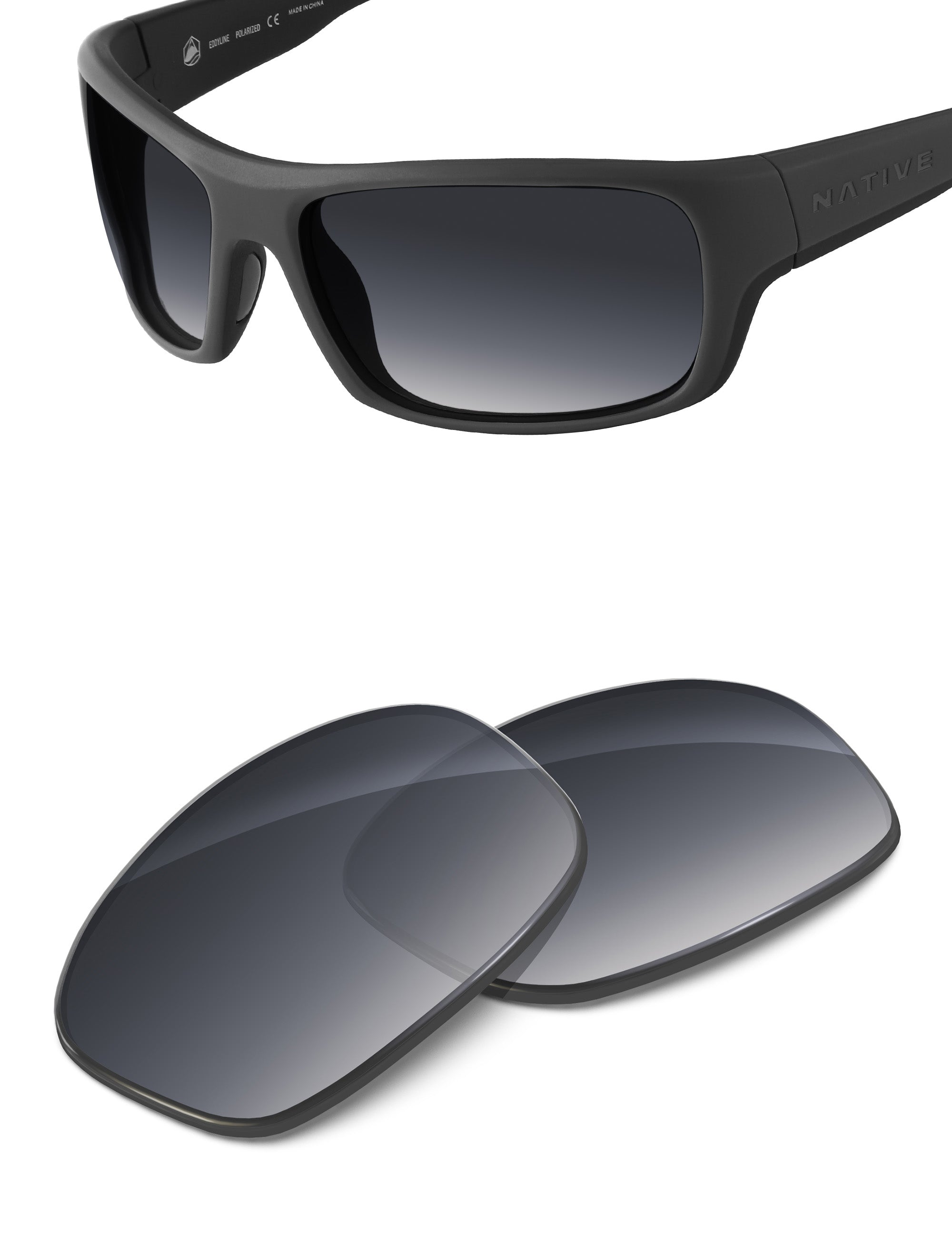 Gray Gradient-Non-Polarized