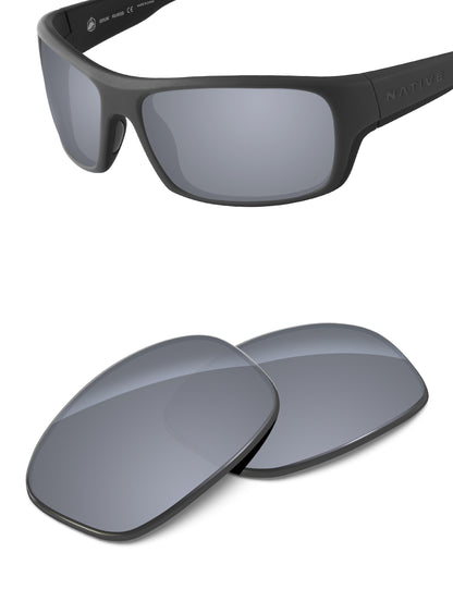 Silver Metallic FlashMirror™-Non-Polarized