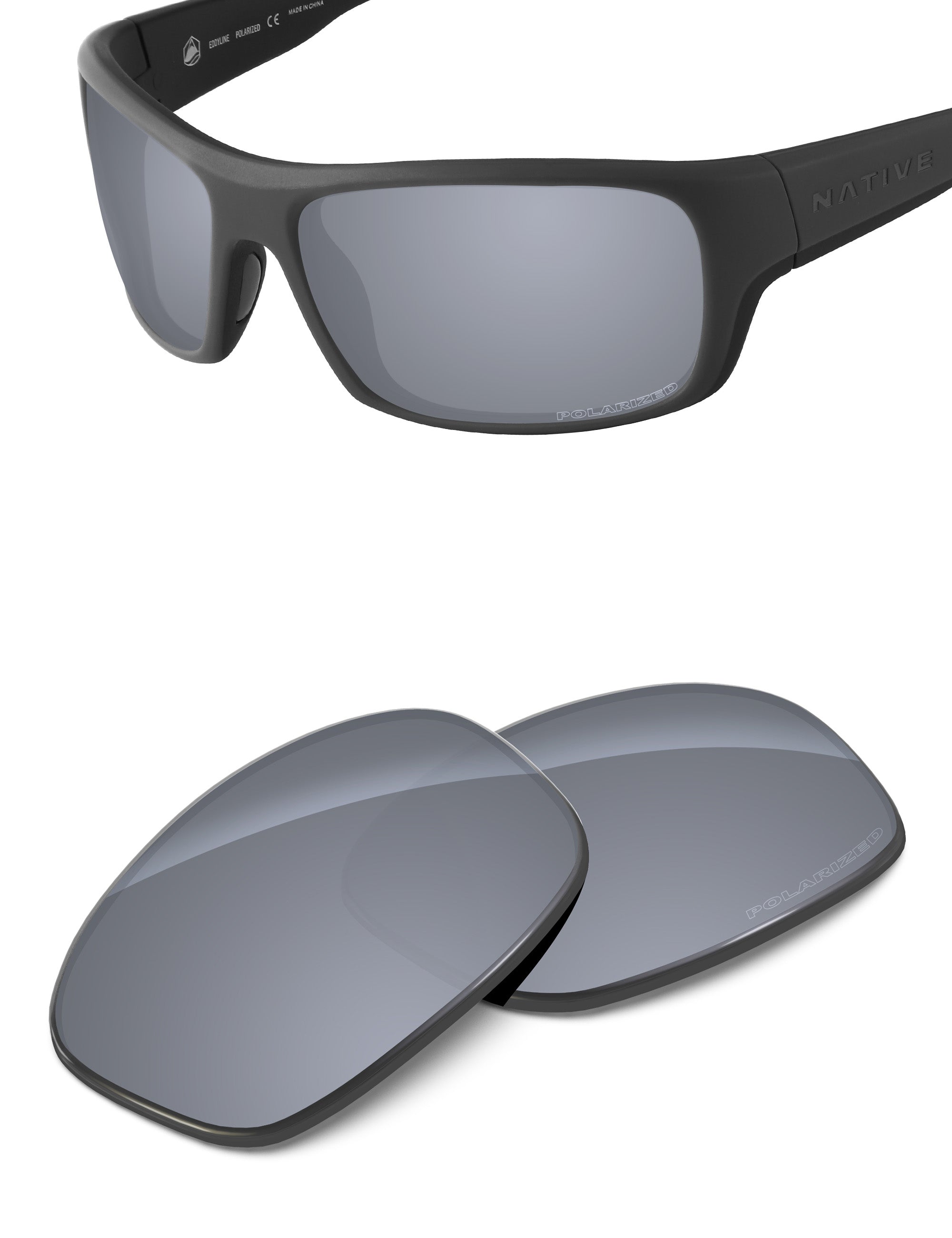 Silver Metallic FlashMirror™-Polarized