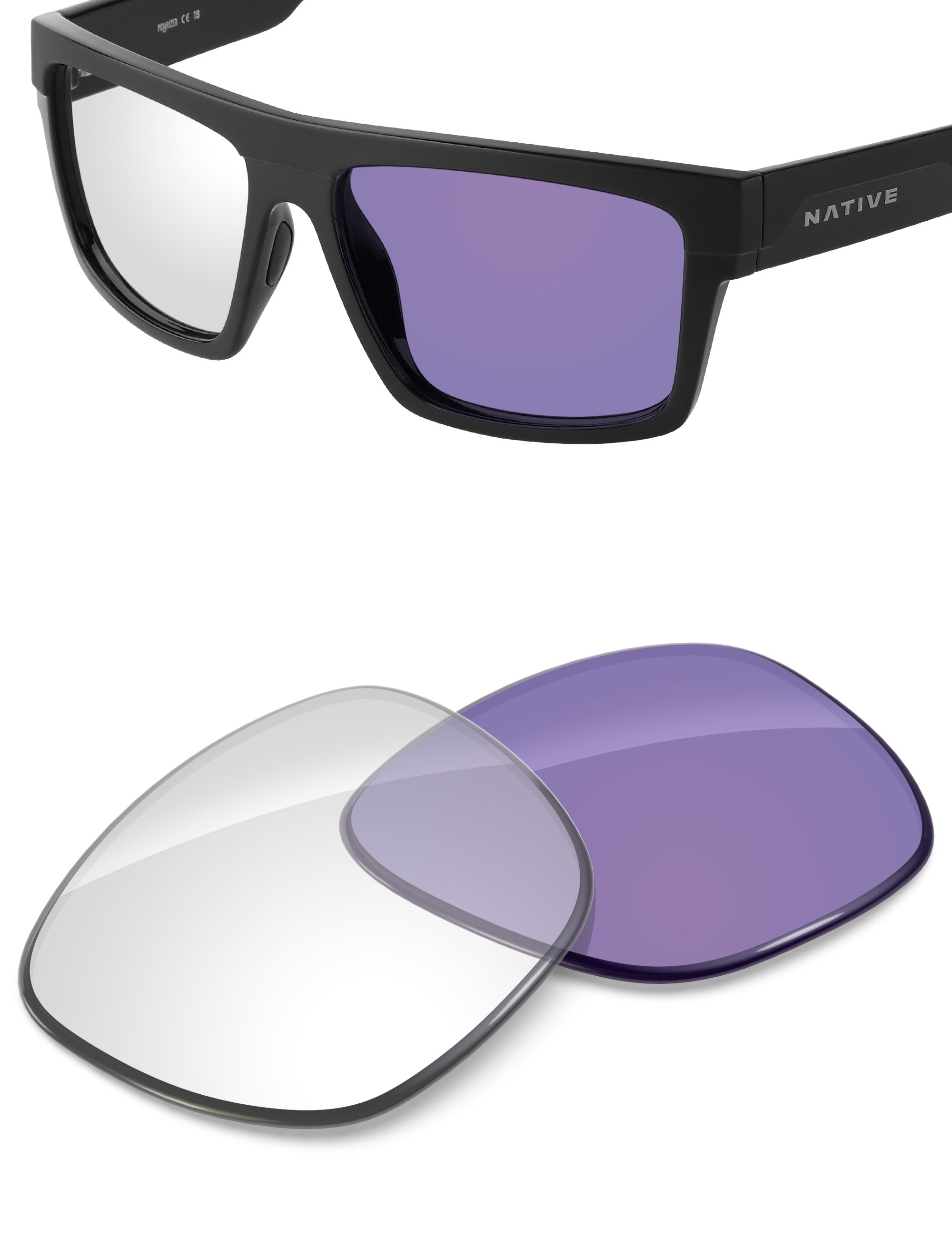Adapt Purple Photochromic-Non-Polarized