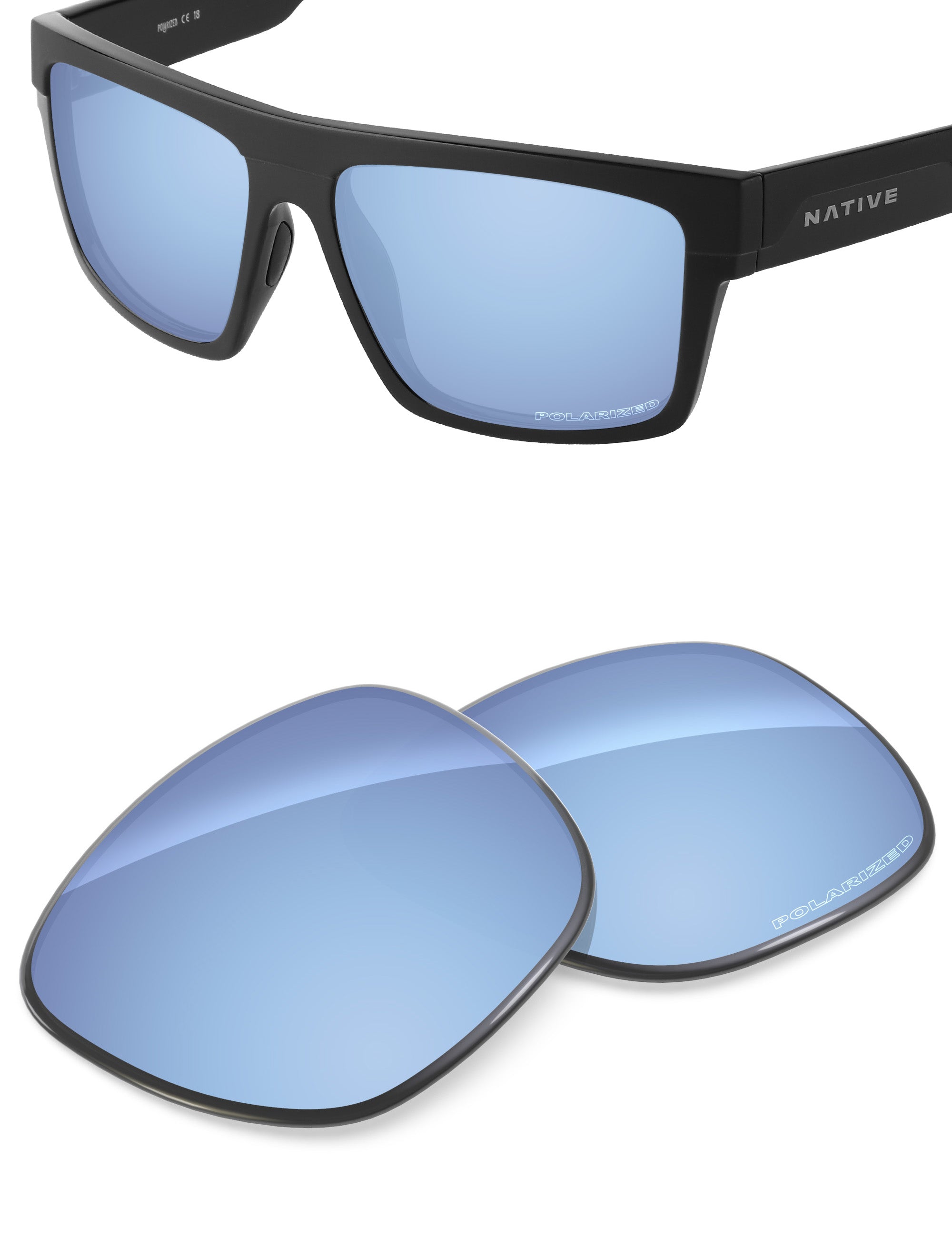 Aqua Blue FlashMirror™-Polarized