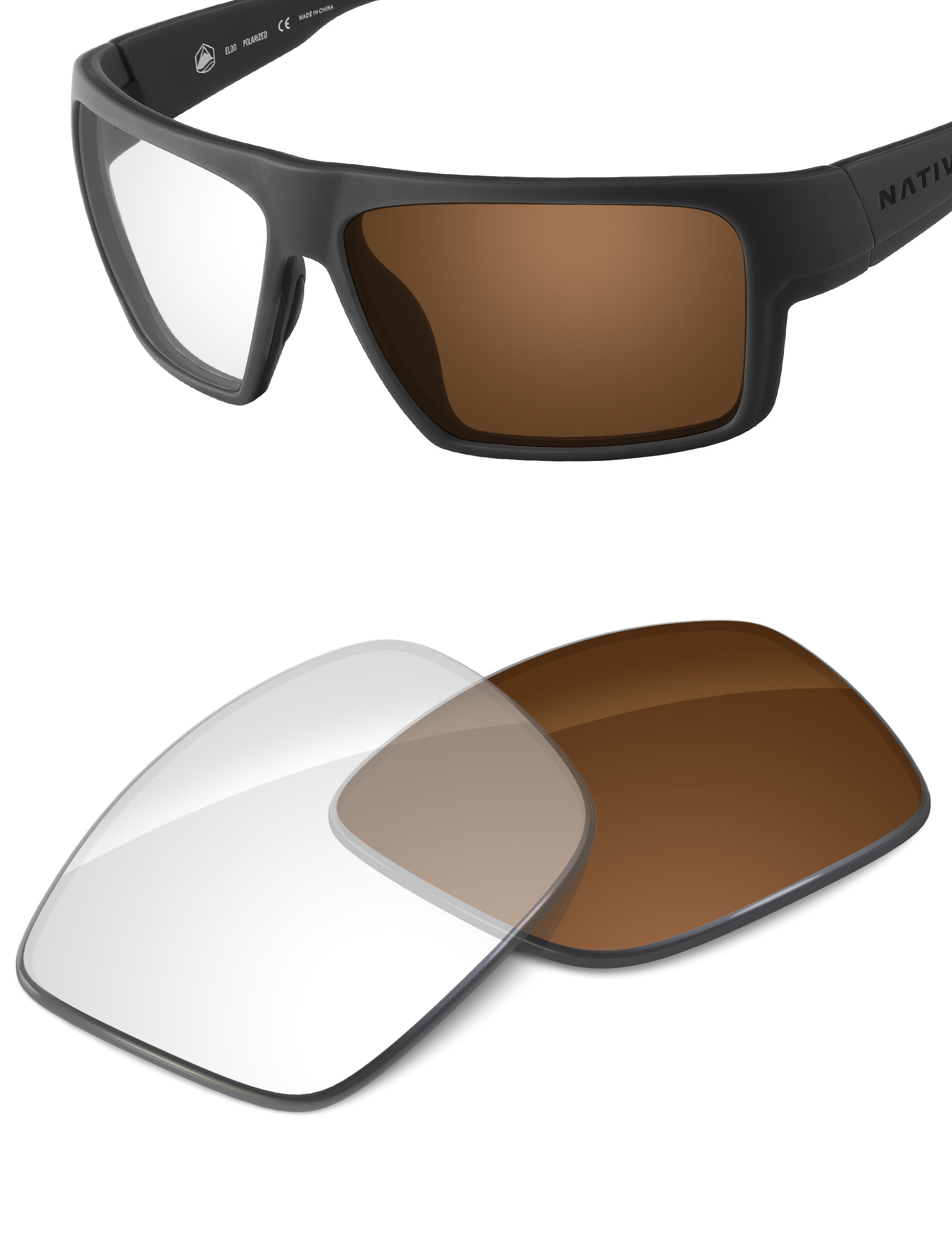 Adapt Brown Photochromic-Non-Polarized