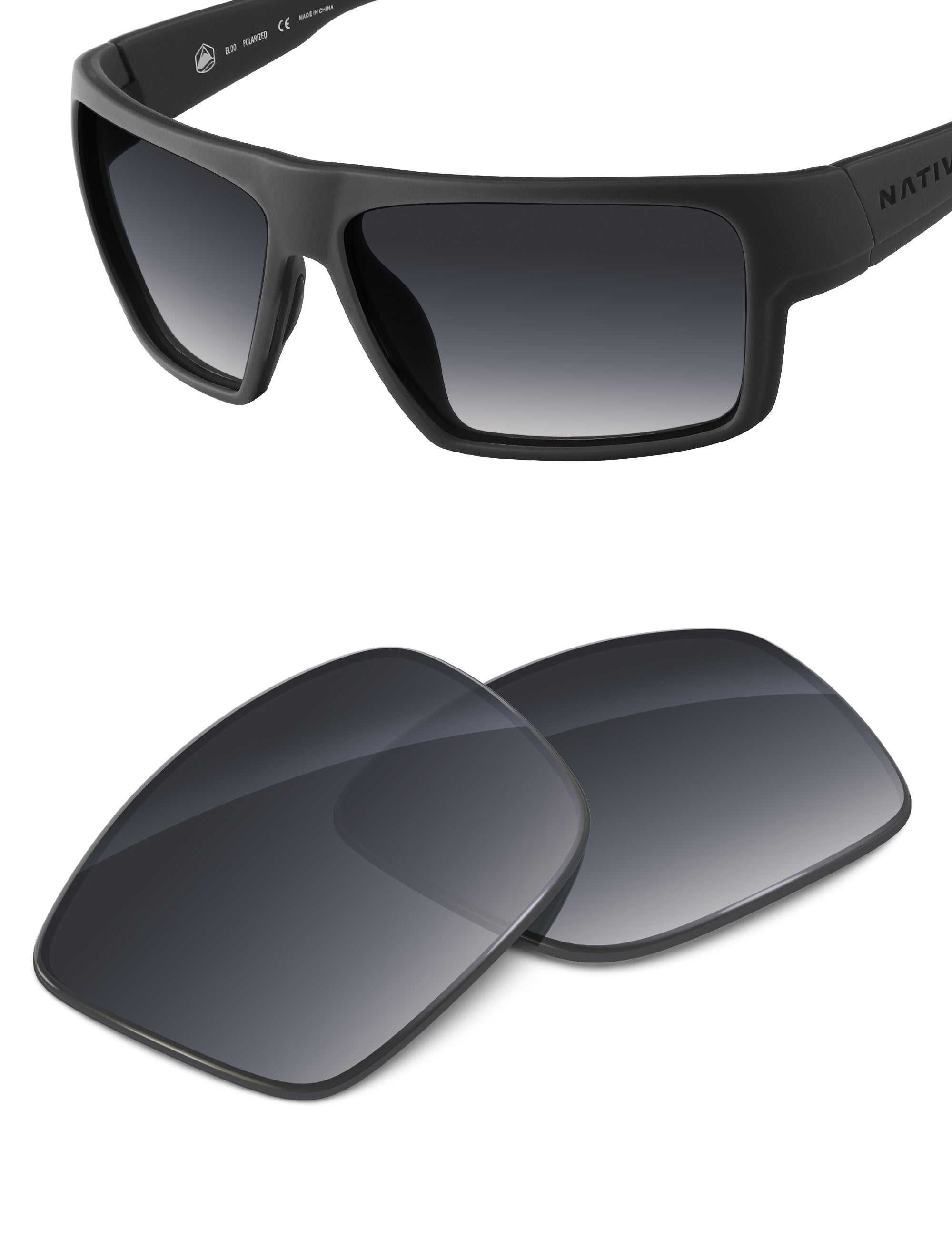 Gray Gradient-Non-Polarized
