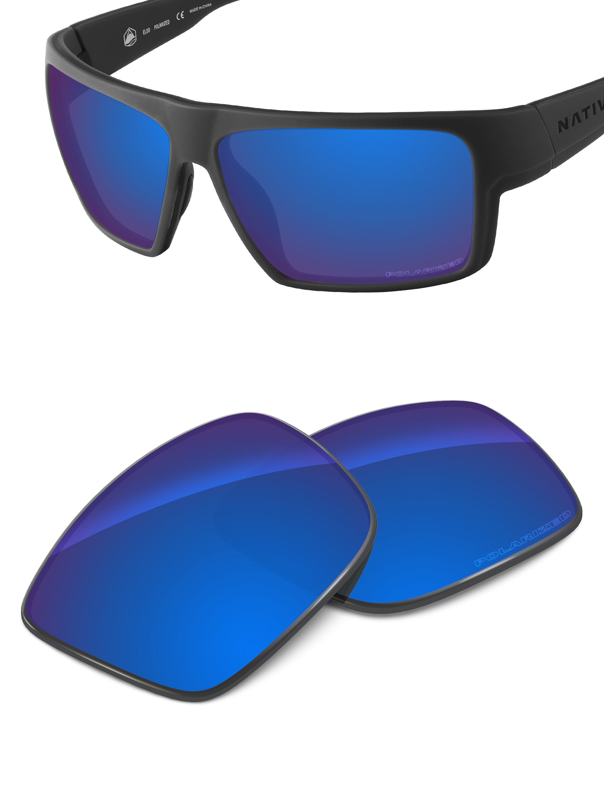 Sapphire Blue FlashMirror™-Polarized