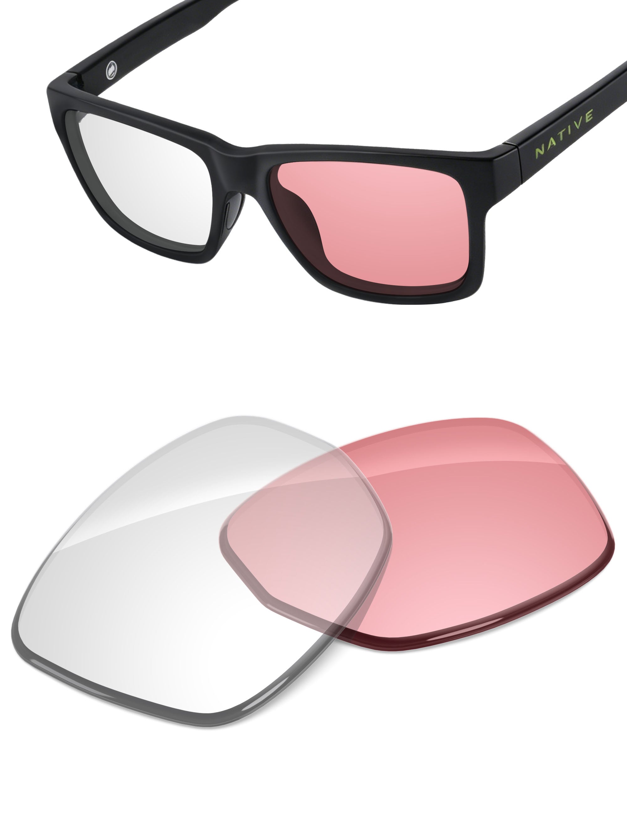 Adapt Pink Photochromic-Non-Polarized