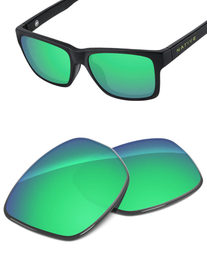 Emerald Green FlashMirror™-Non-Polarized