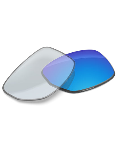 Sky Blue FlashMirror™ Photochromic-Non-Polarized