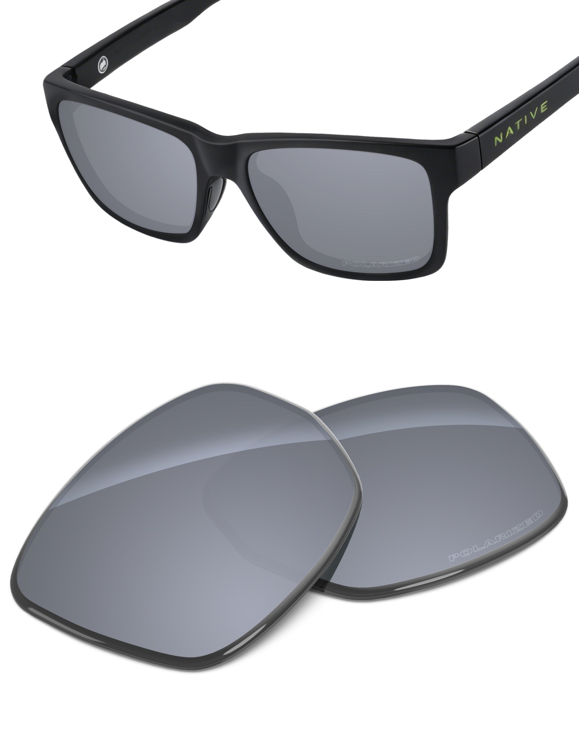 Silver Metallic FlashMirror™-Polarized