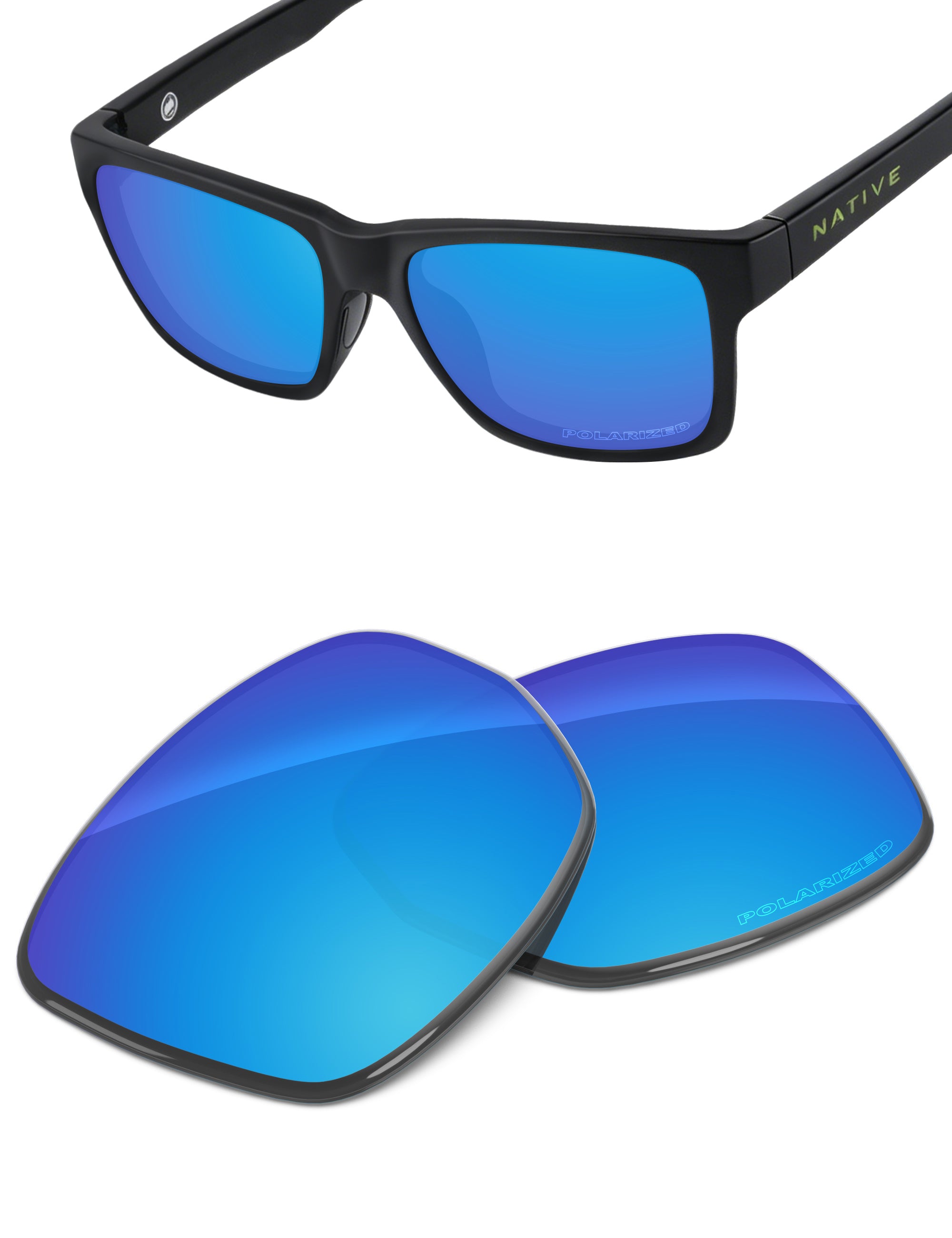 Sky Blue FlashMirror™-Polarized