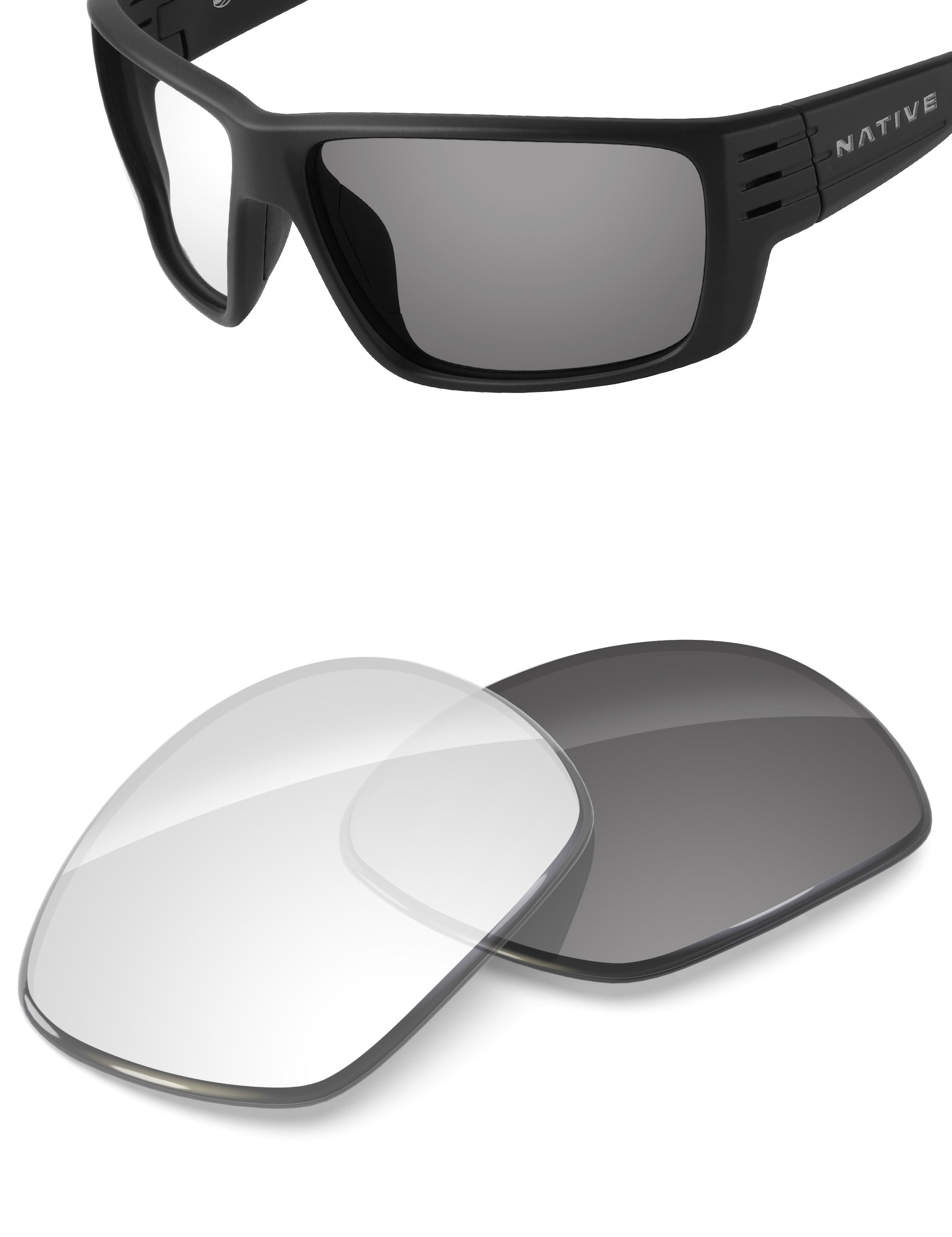 Adapt Gray Photochromic-Non-Polarized