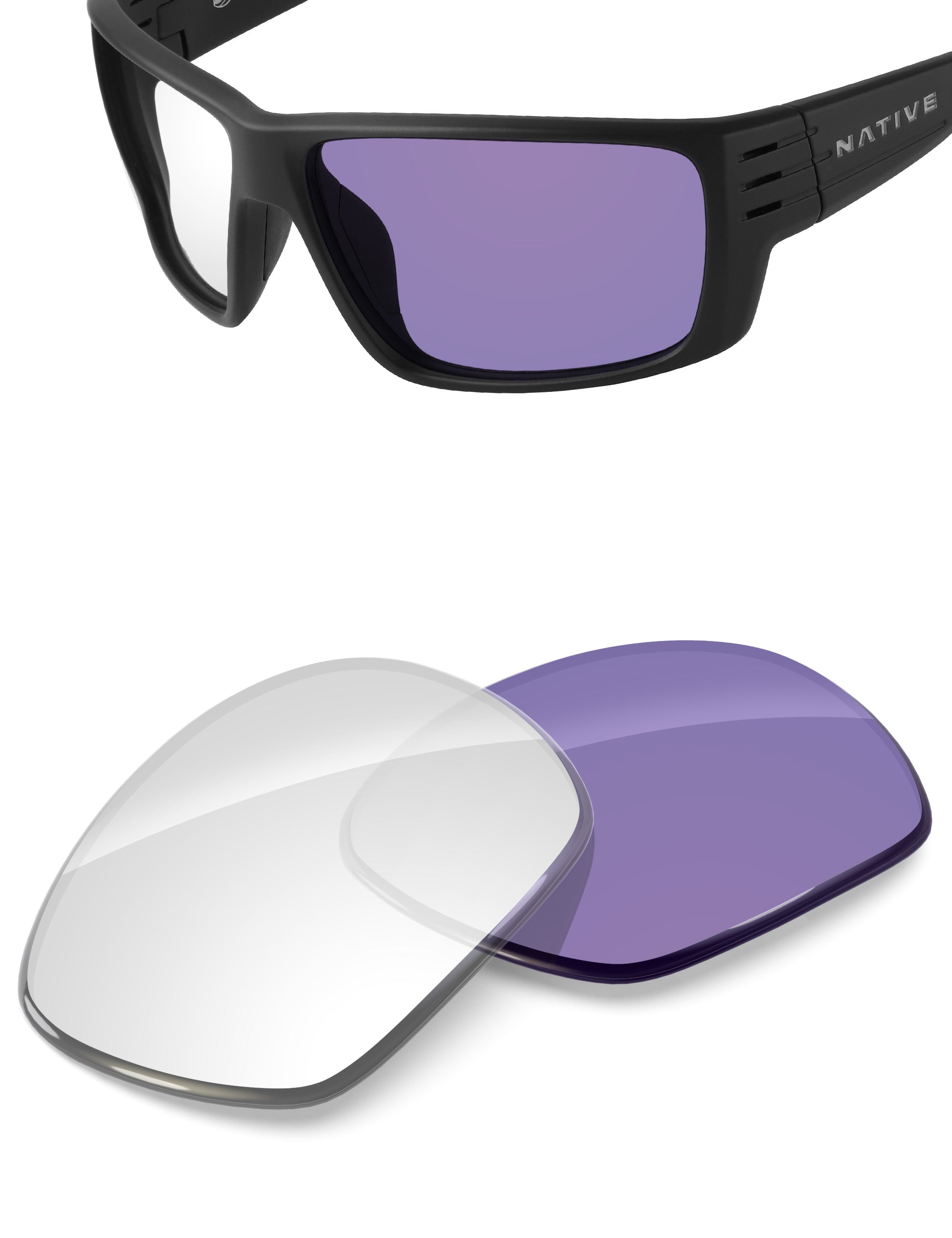 Adapt Purple Photochromic-Non-Polarized