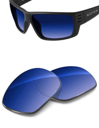Aqua Blue Gradient-Non-Polarized