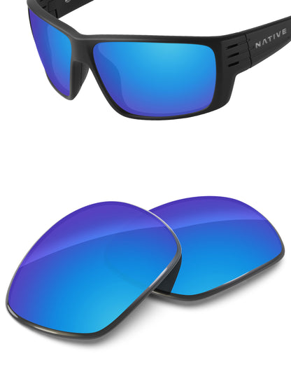 Sky Blue FlashMirror™-Non-Polarized