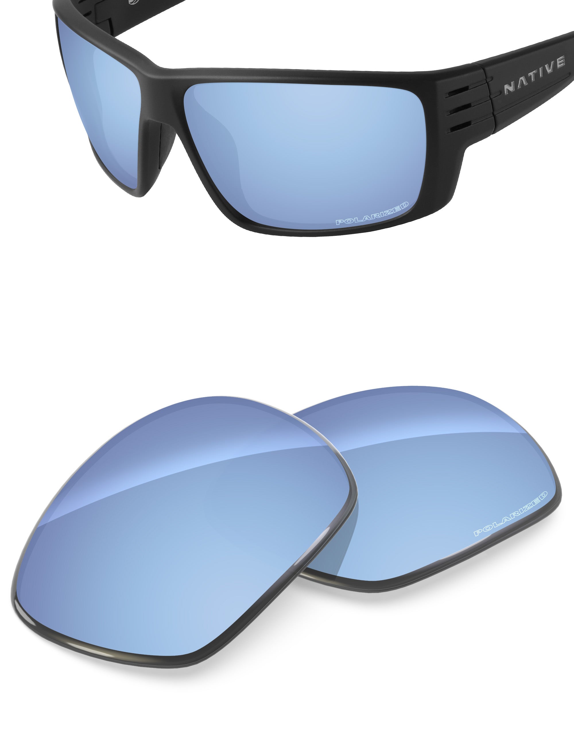 Aqua Blue FlashMirror™-Polarized