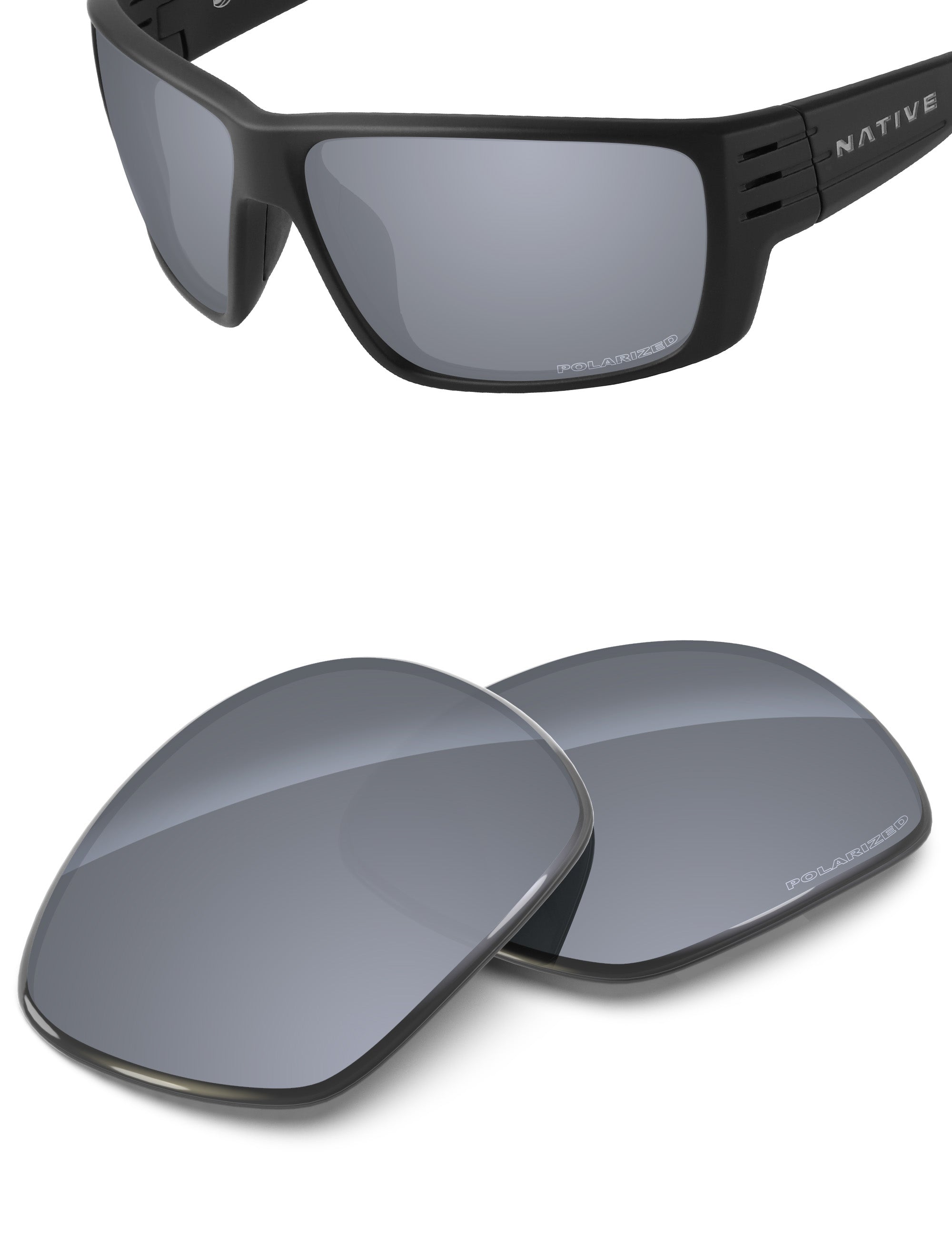 Silver Metallic FlashMirror™-Polarized