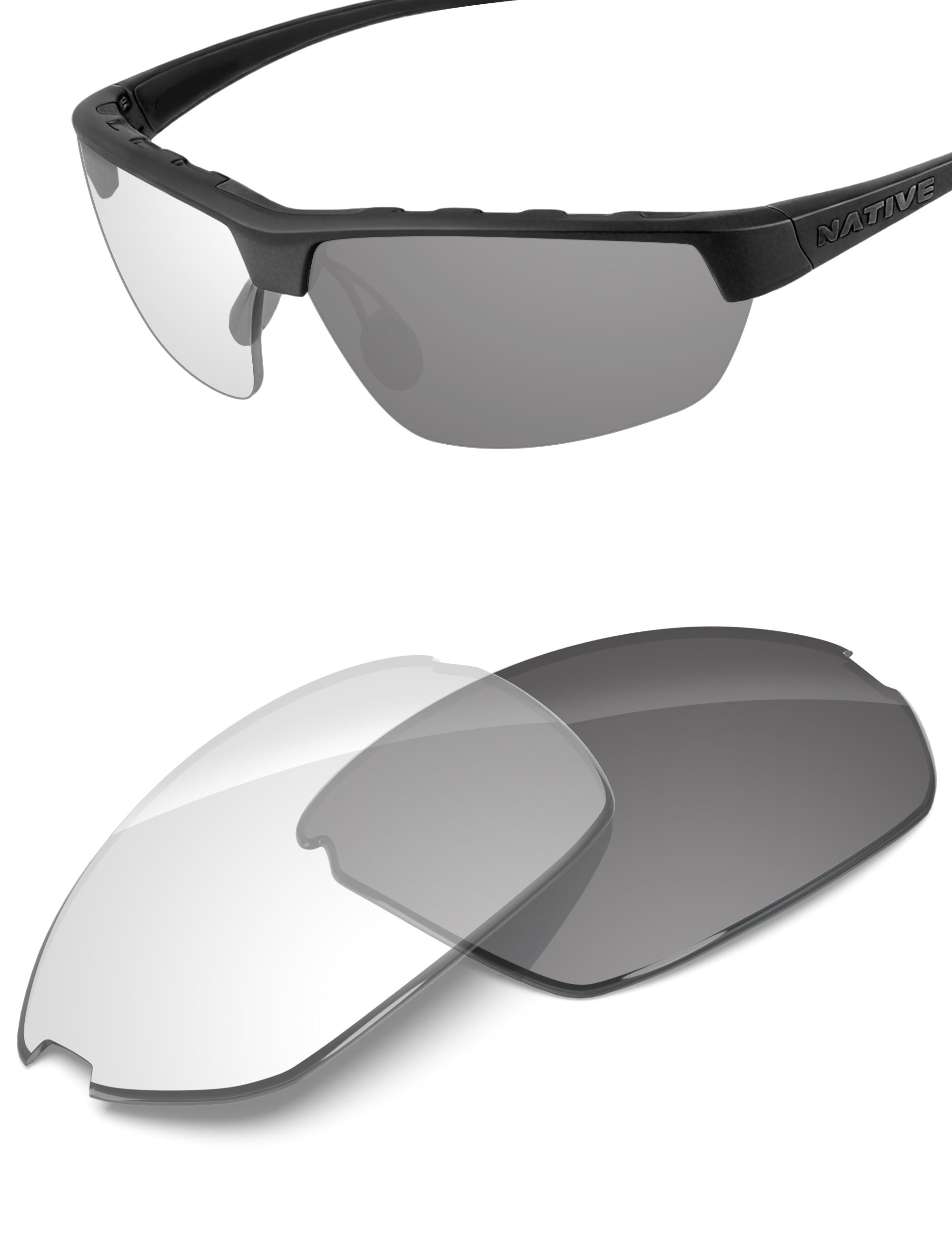 Adapt Gray Photochromic-Non-Polarized