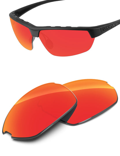Fire Red FlashMirror™-Non-Polarized