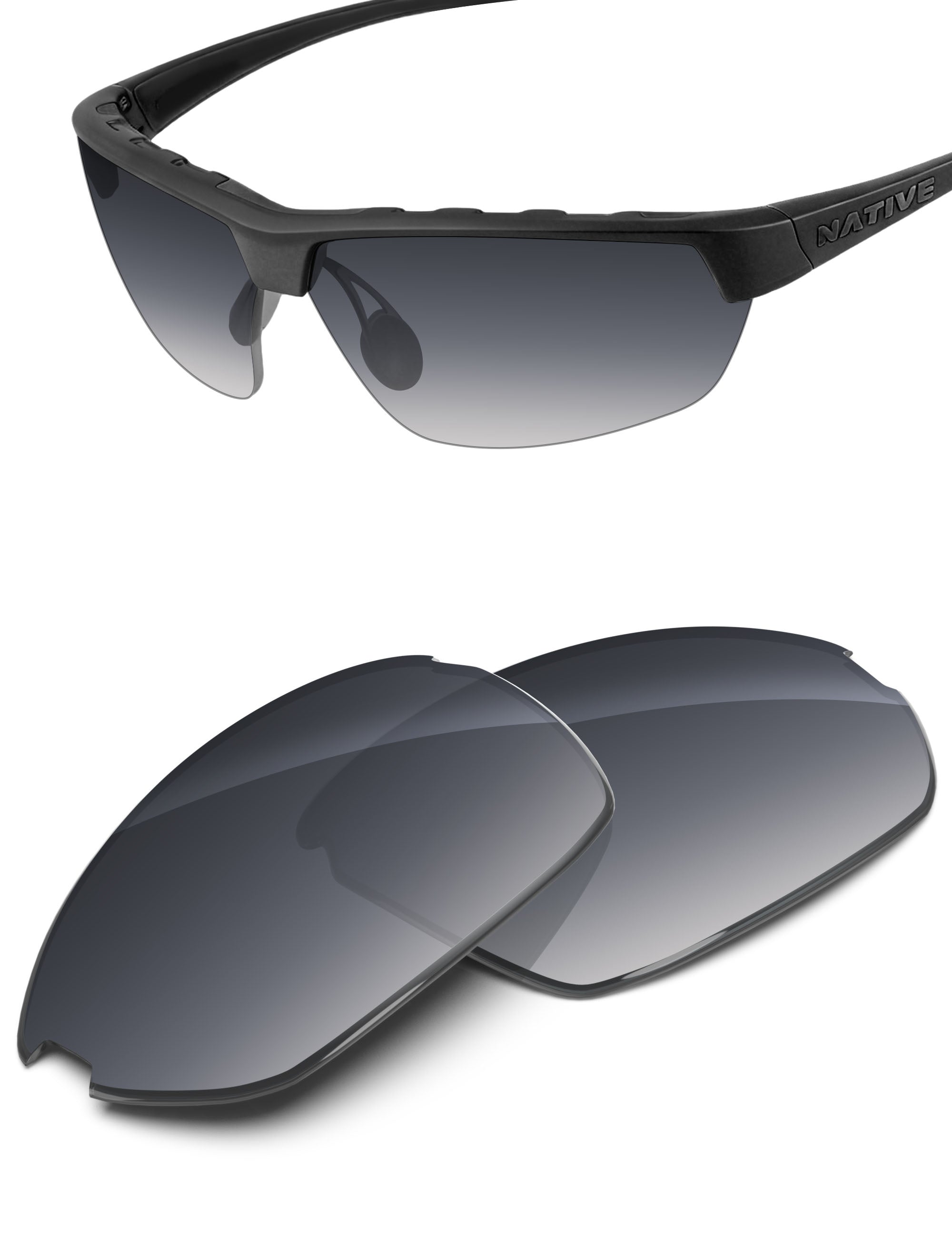 Gray Gradient-Non-Polarized
