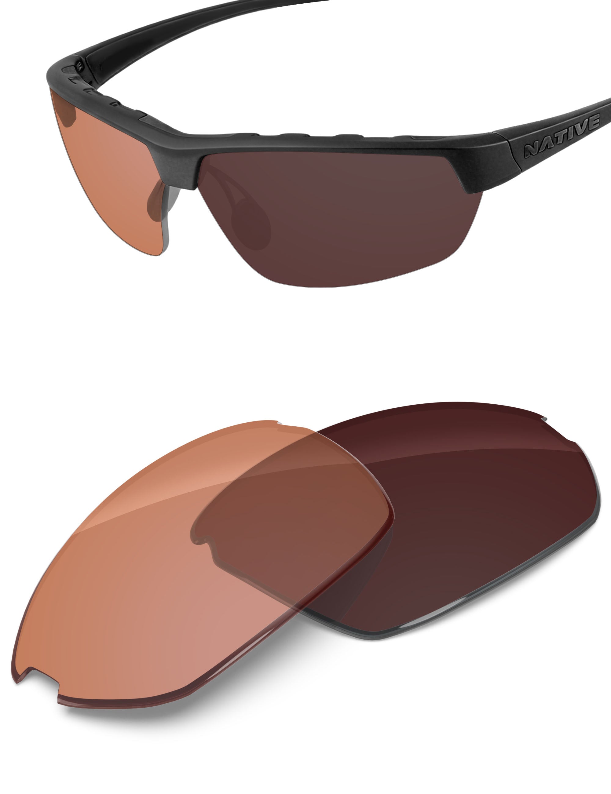 Orange Tint Photochromic-Non-Polarized