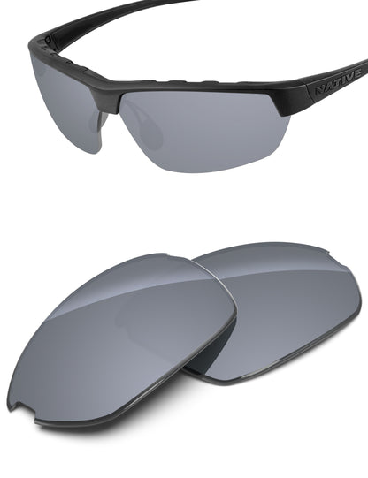 Silver Metallic FlashMirror™-Non-Polarized