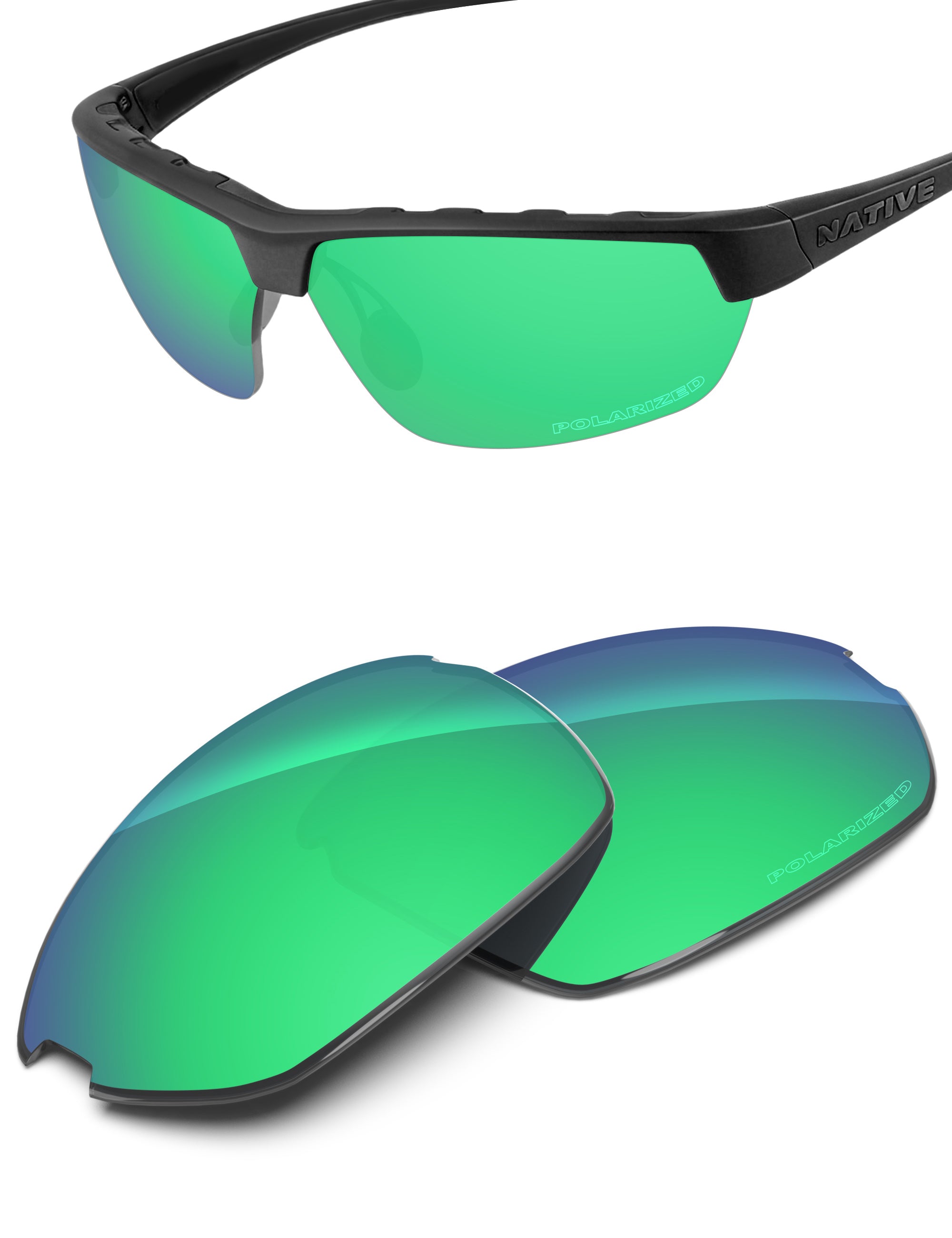 Emerald Green FlashMirror™-Polarized